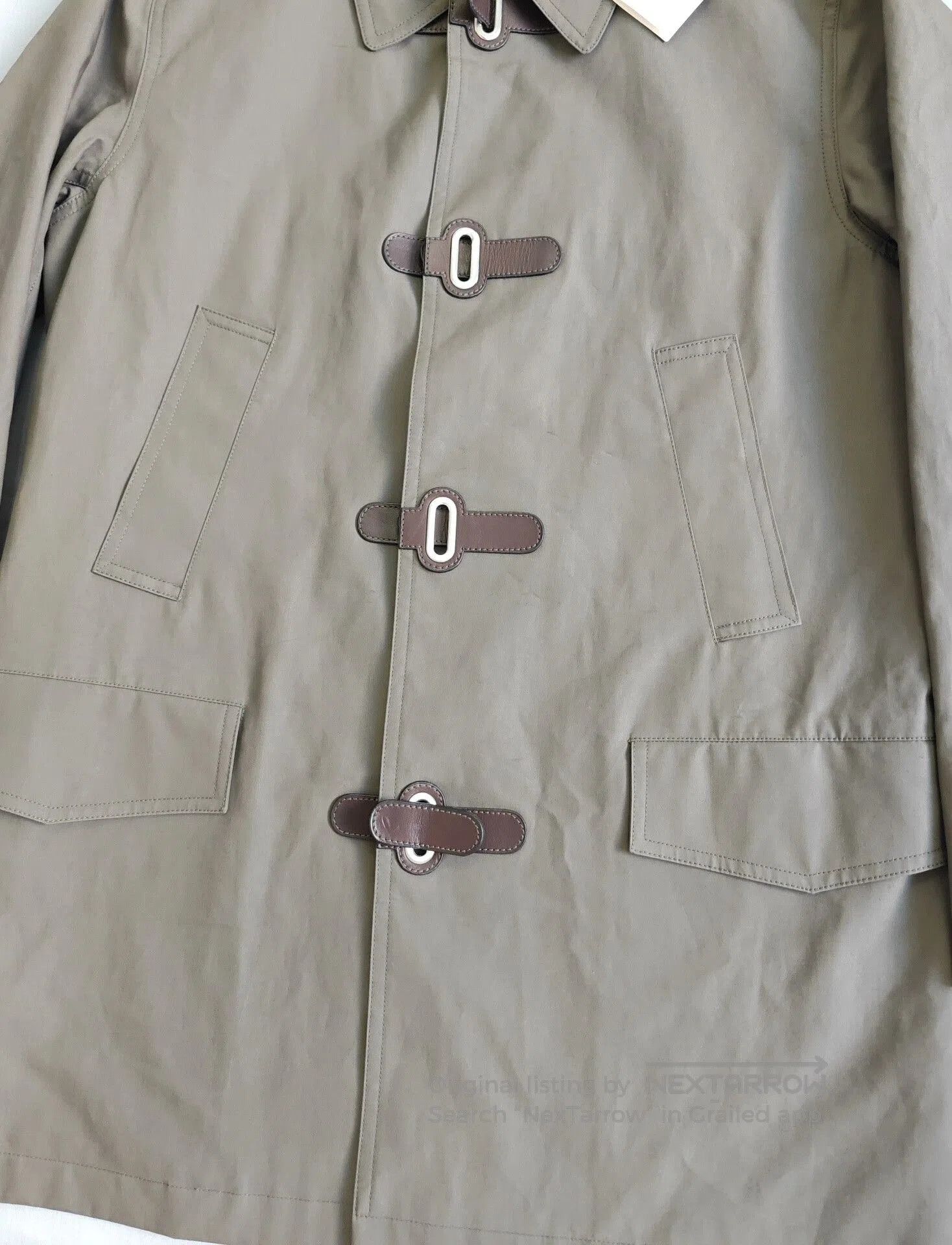 Hermes Hermes Men's Cotton Trench Coat Jacket. Size US L / EU 52-54 / 3 - 5 Thumbnail