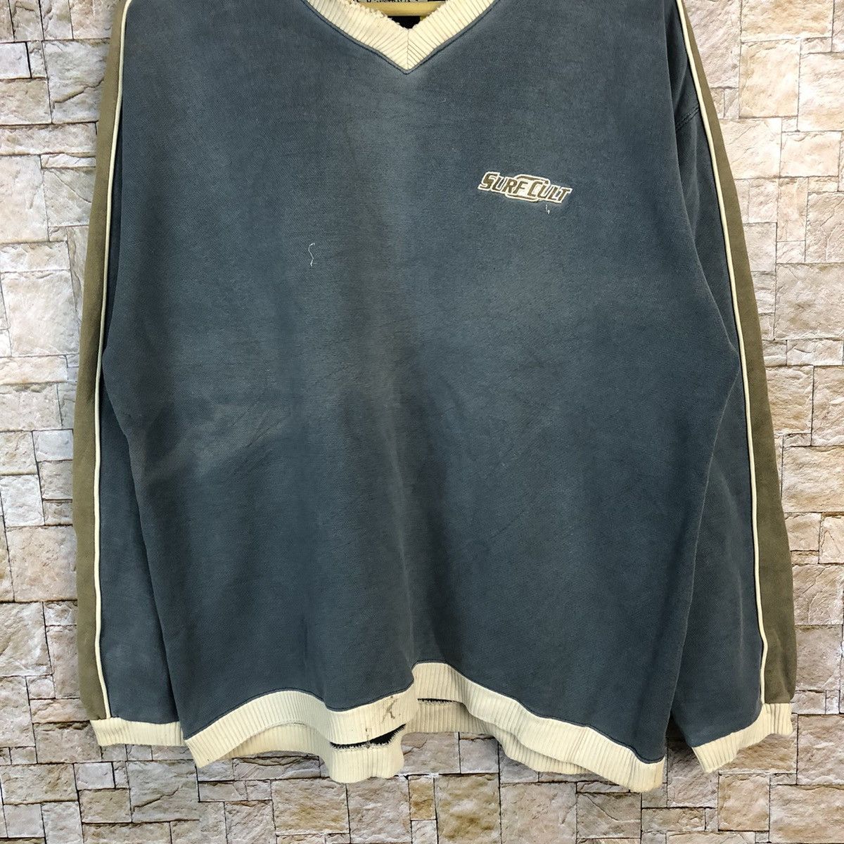 Vintage Surf Cult australia vintage Green Sweatshirt #A697 Size US L / EU 52-54 / 3 - 3 Thumbnail