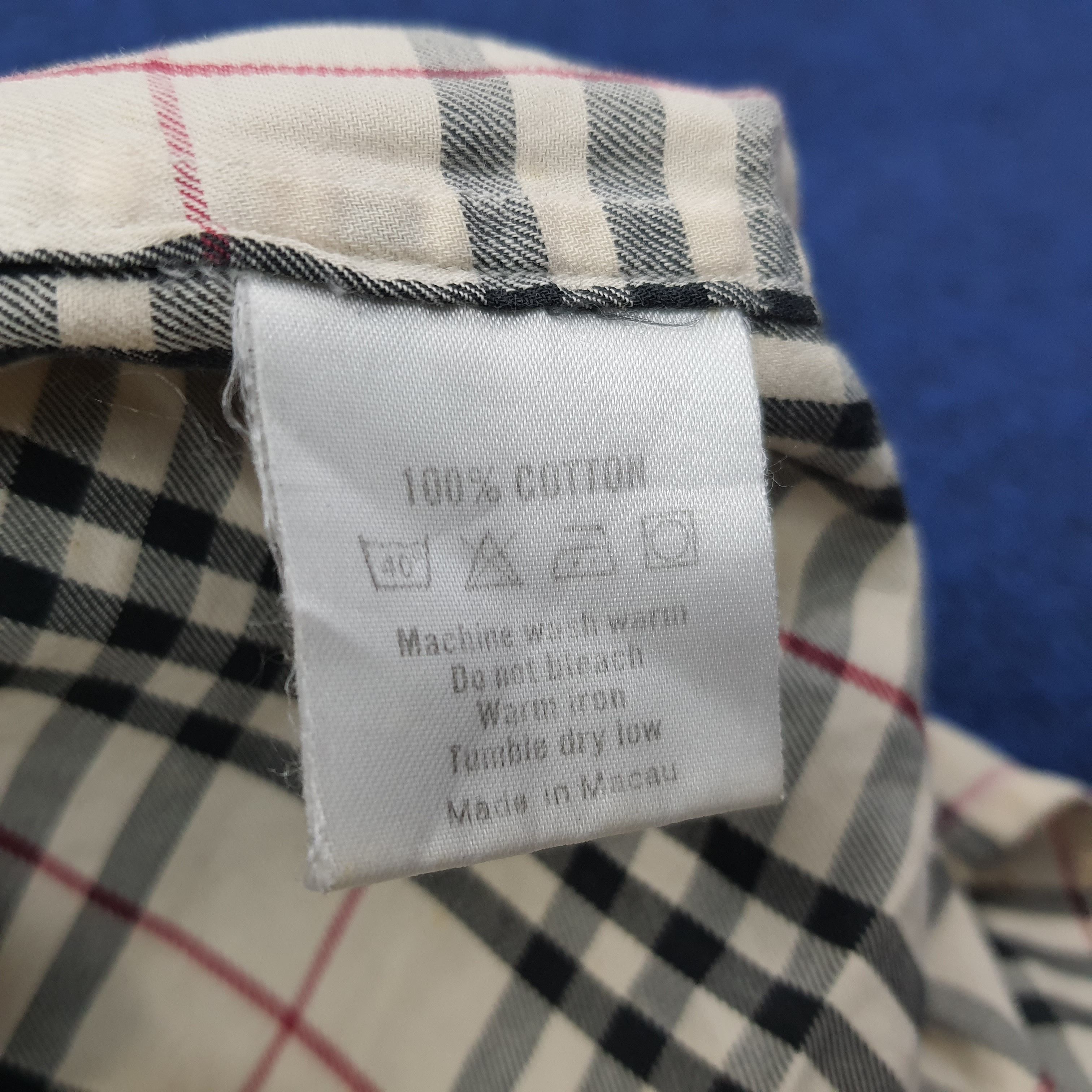 Burberry Vintage Burberry London Nova Check Button Up Shirt C267N8 Size US L / EU 52-54 / 3 - 6 Thumbnail
