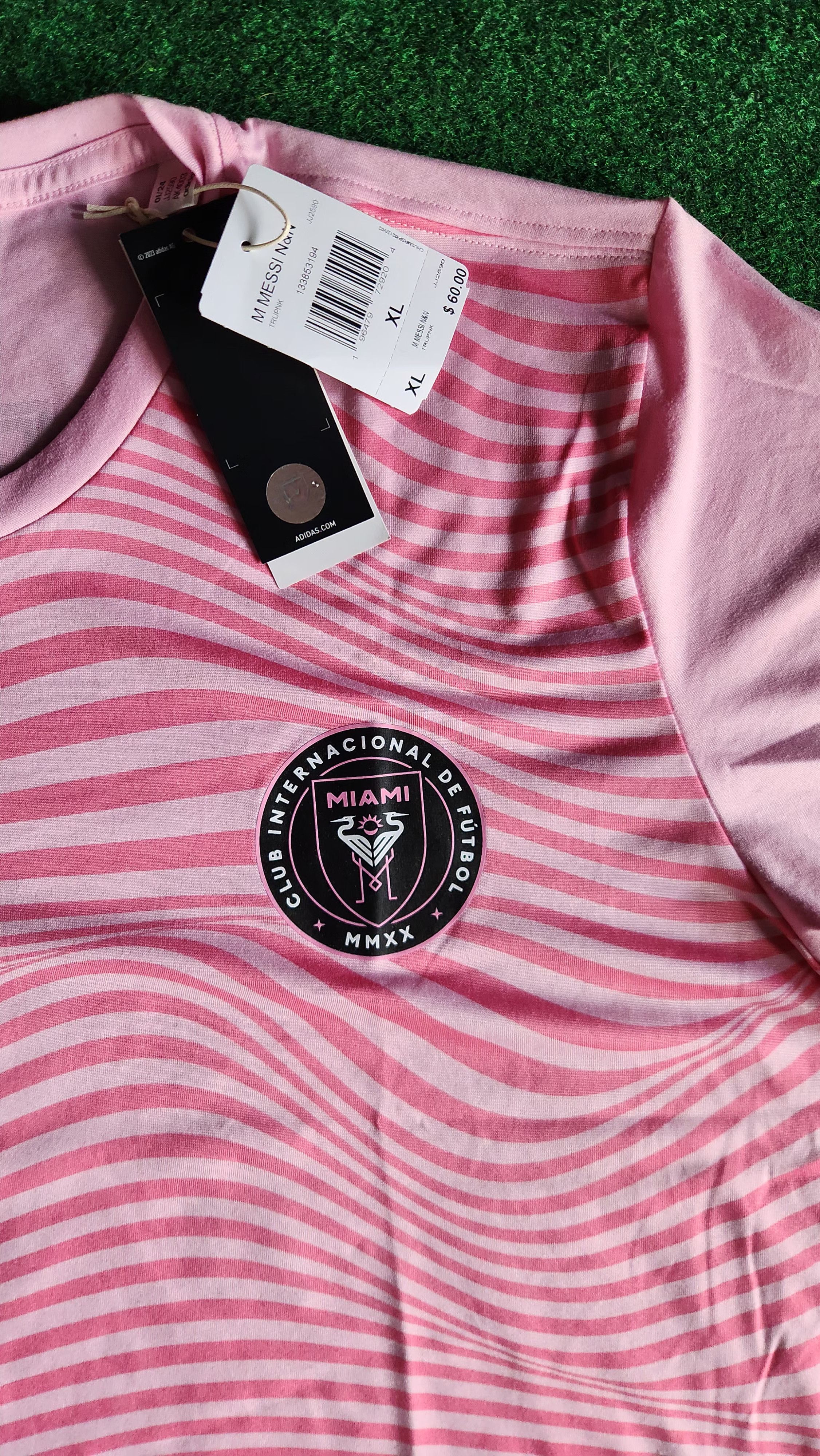 Adidas Adidas Inter Miami CF Lionel Messi #10 Pink Men Size XL Size US XL / EU 56 / 4 - 3 Thumbnail