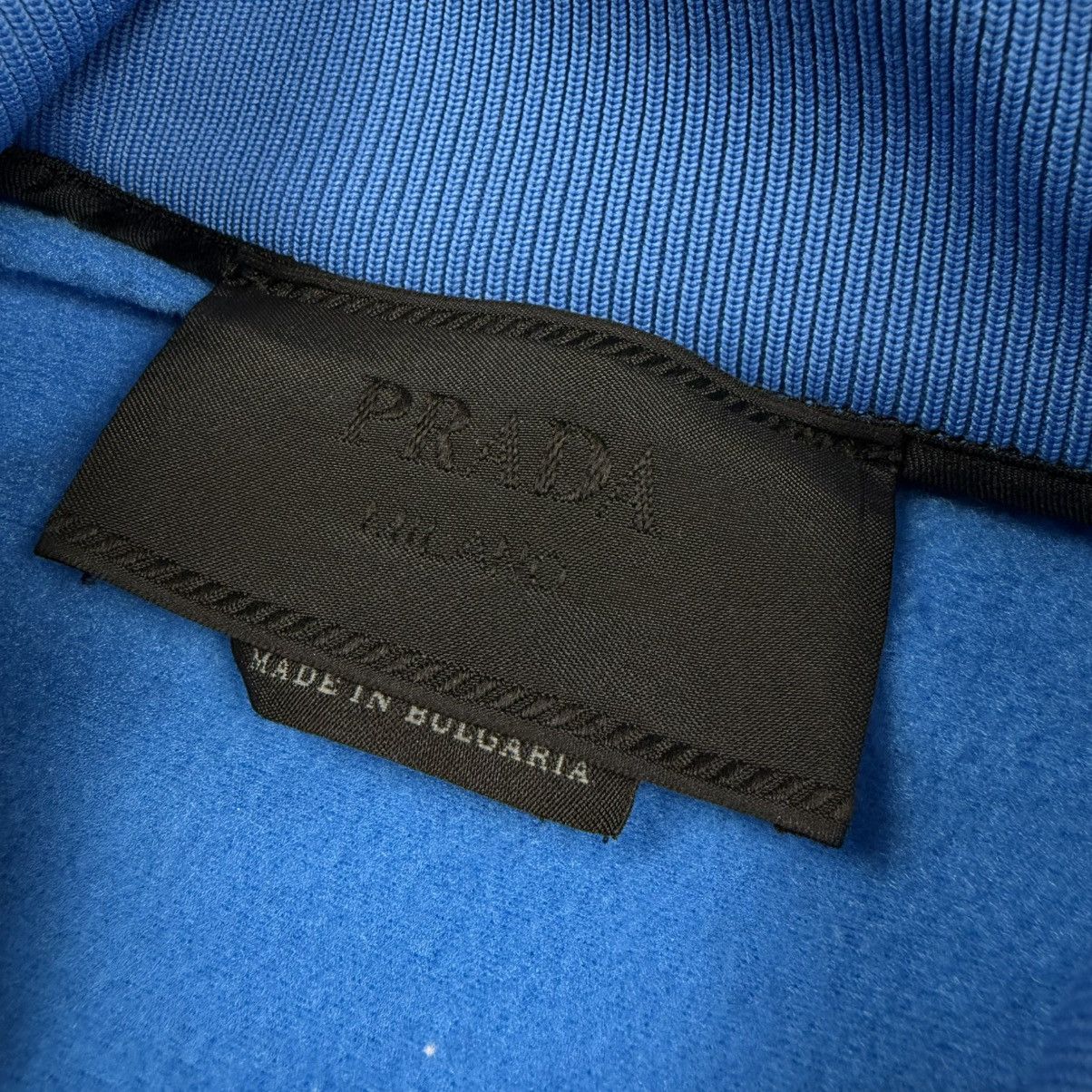 Prada Prada Milano Triangle Logo Zip Track ‘Blue/Black’ Jacket Size US M / EU 48-50 / 2 - 5 Thumbnail