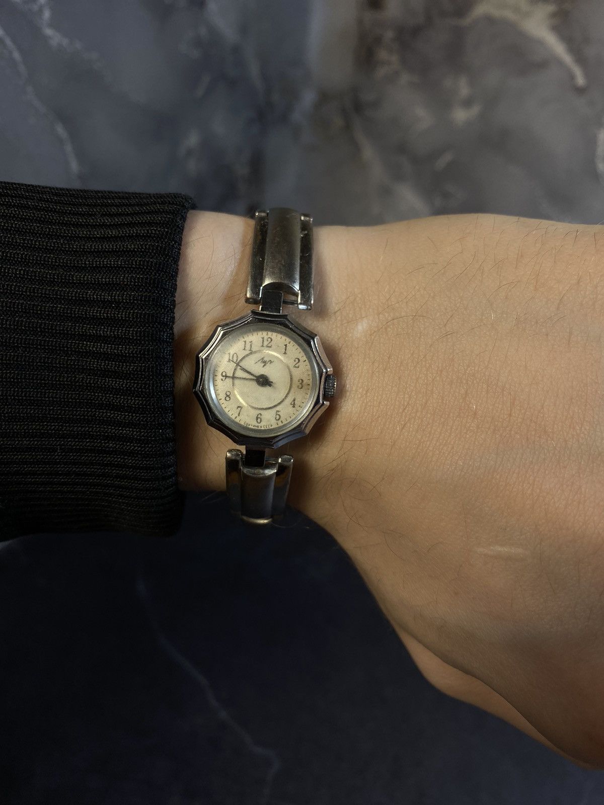 Jewelry Vintage Soviet Luch Mechanical Watch, Octagonal Case Size ONE SIZE - 5 Thumbnail