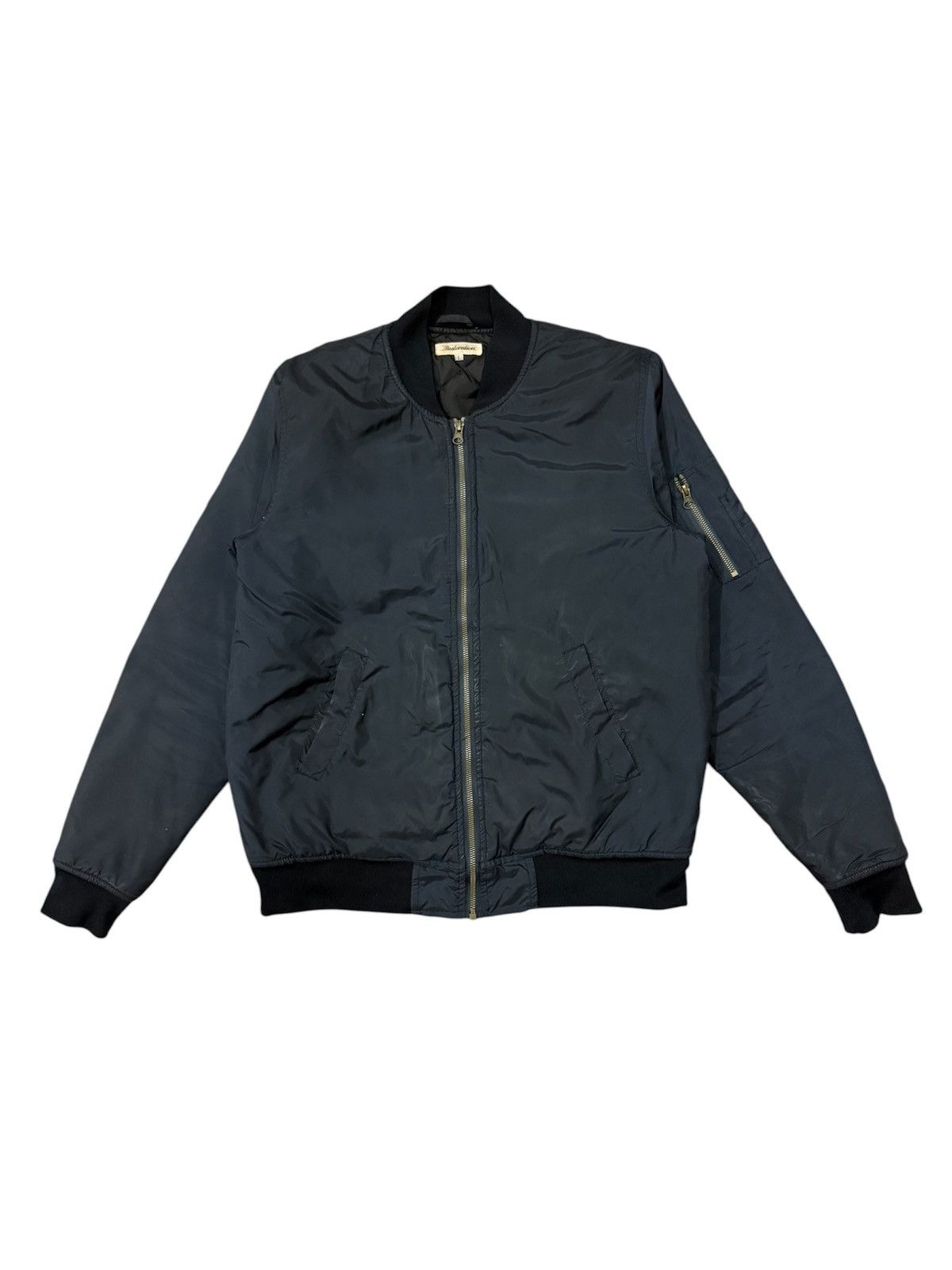 Japanese Brand × Restoration × Vintage RESTORATION BOMBER JACKET Size US S / EU 44-46 / 1 - 1 Thumbnail