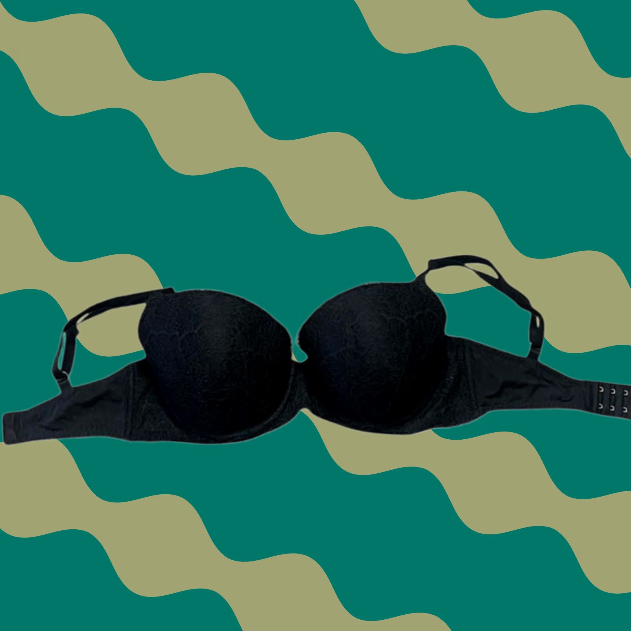 Victoria's Secret VINTAGE Victoria's Secret Dream Angels Demi Casual Push-Up Bra Lingerie Black 32DDD Mens Women Girls Size ONE SIZE - 1 Thumbnail