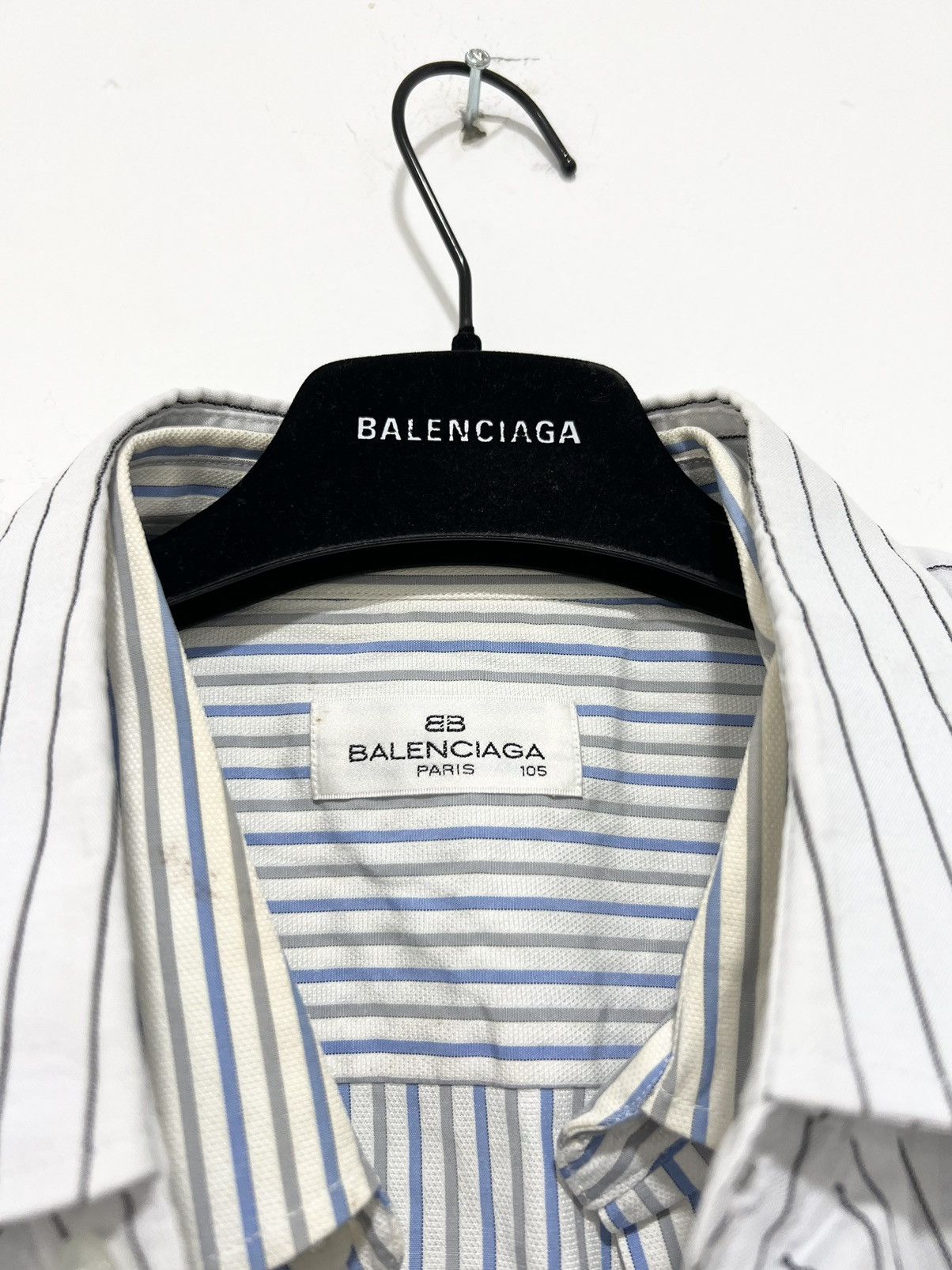 Balenciaga Balenciaga Hybrid Double Layer Shirt Size US L / EU 52-54 / 3 - 10 Thumbnail
