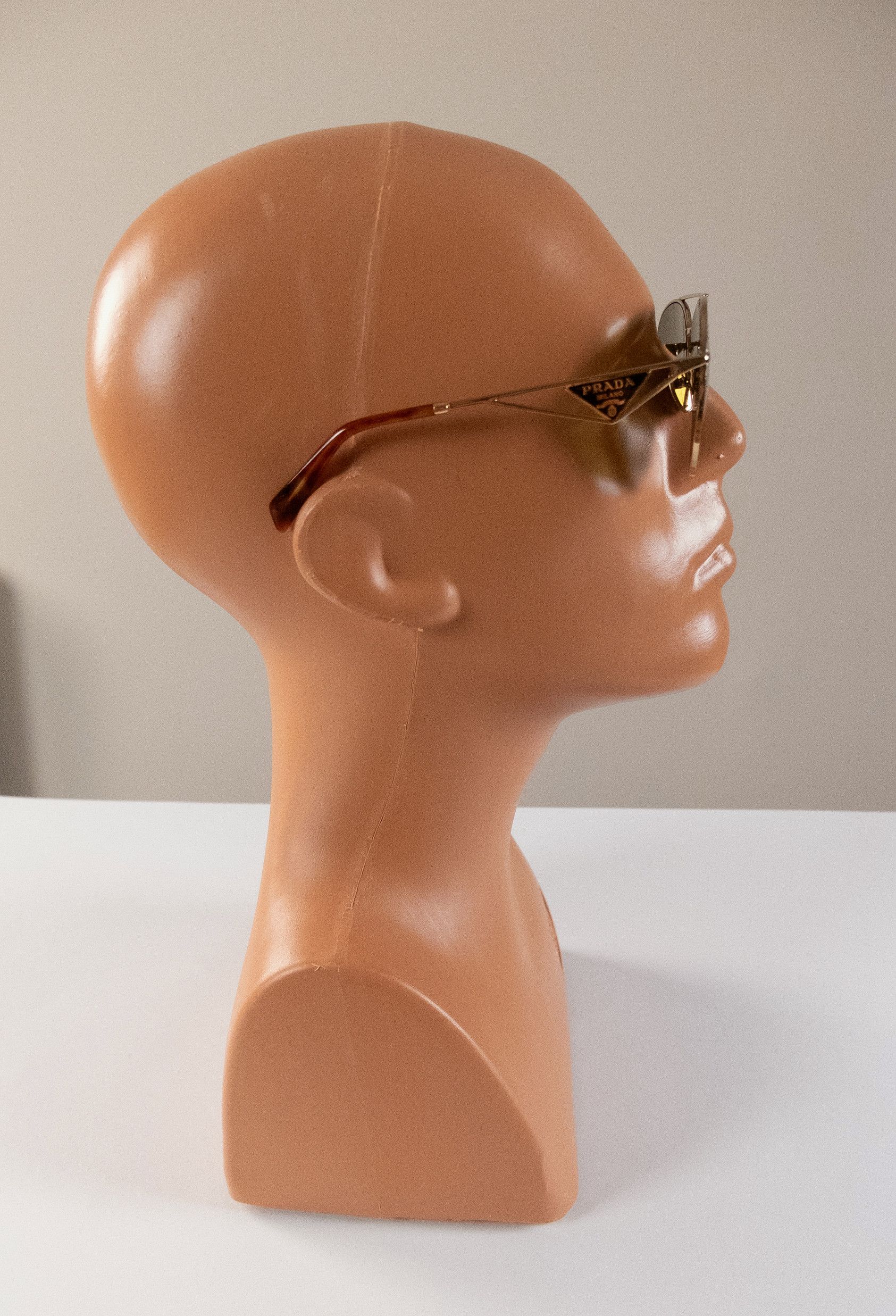 Prada PRADA gold tone metal aviator frame sunglasses authentic Size ONE SIZE - 4 Thumbnail