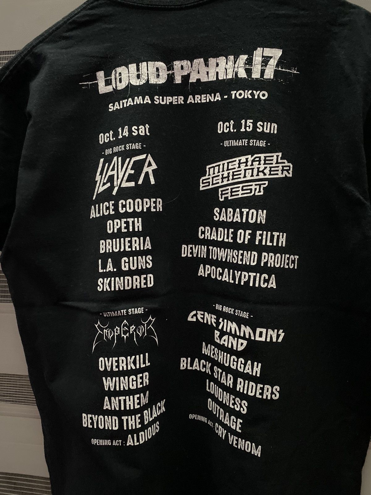 Band Tees 2000s Loud Park 17 Tour Band Tees Size US L / EU 52-54 / 3 - 4 Thumbnail