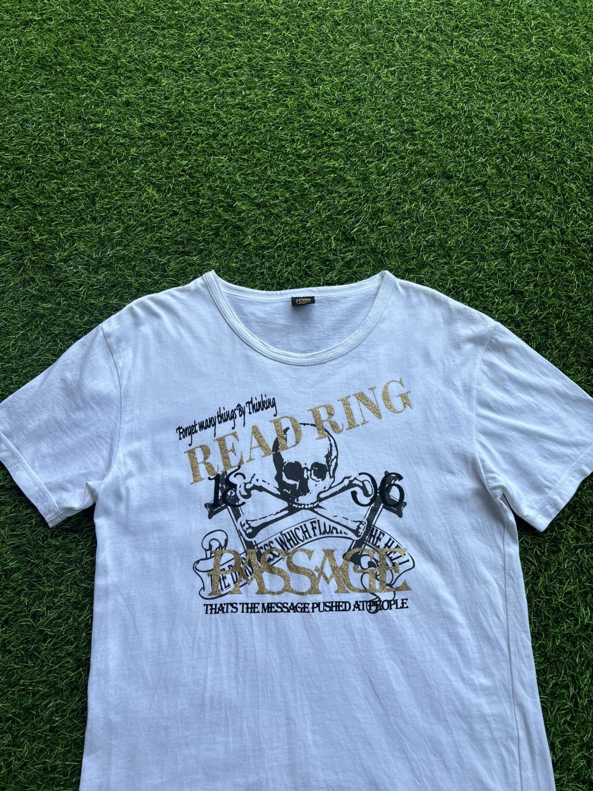 Hysteric Glamour Y2k Corn Flake Skull Punk Style Tshirt Size US M / EU 48-50 / 2 - 2 Thumbnail