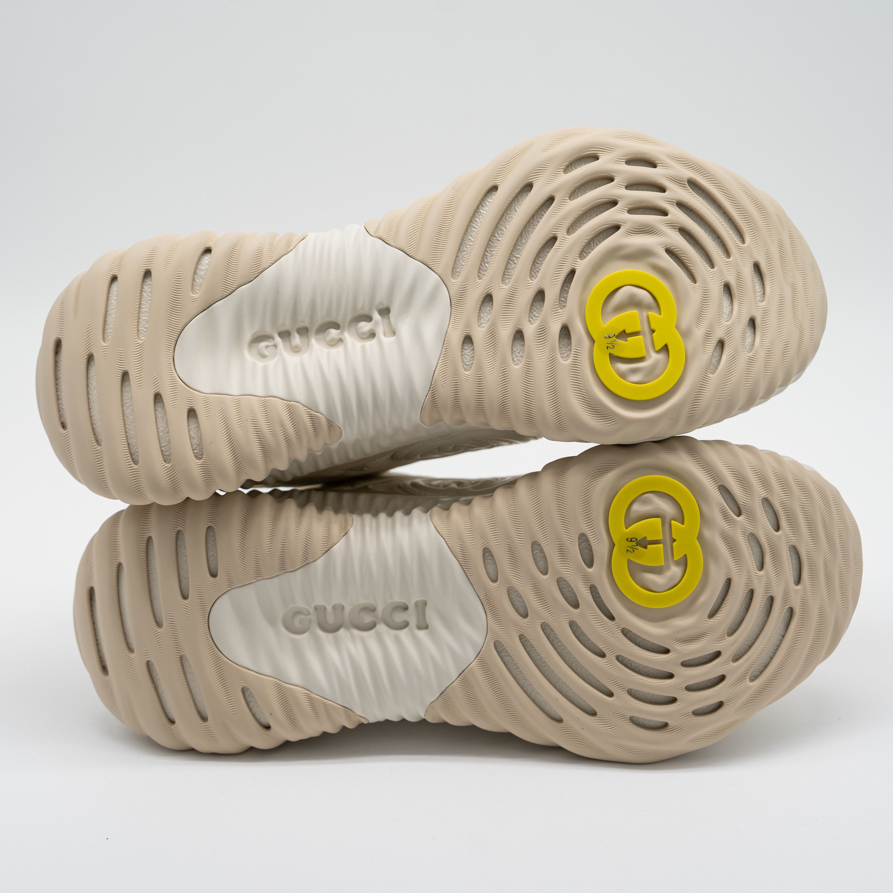 Gucci 10us Gucci Ripple Sneakers Off White GG Leather Interlocking Size US 10 / EU 43 - 6 Thumbnail