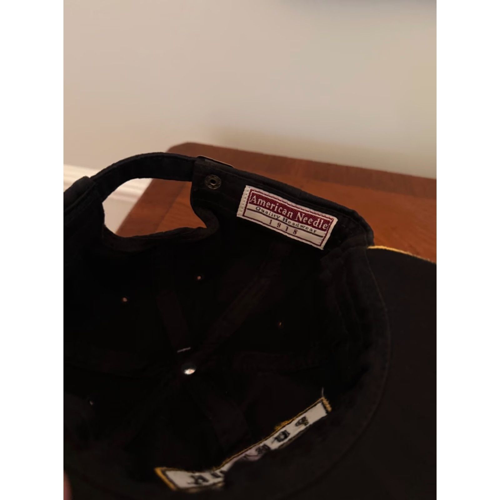 American Needle Purdue Boilermakers Cap Embroidered American Needle Black/Old Gold Baseball Cap Logo Adjustable Unisex Adults One Size Men Women Boys Girls Size ONE SIZE - 5 Thumbnail