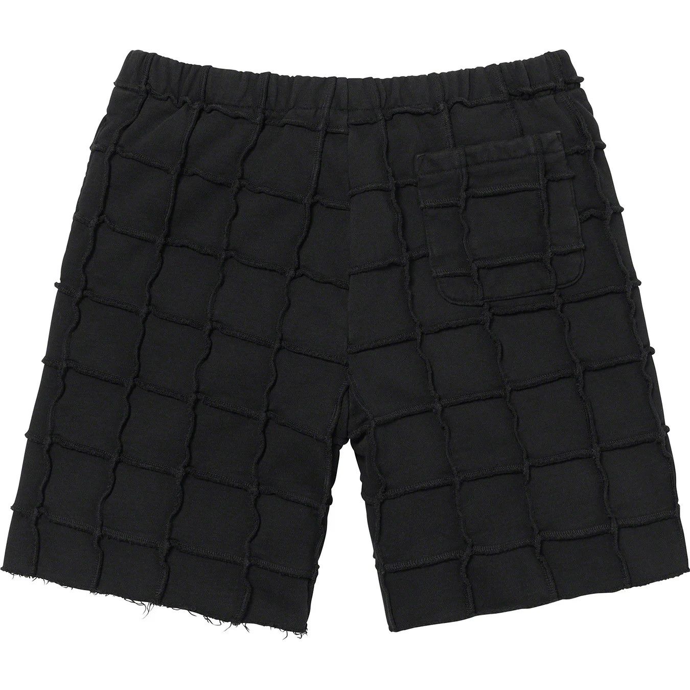 Supreme Supreme Reverse Patchwork Sweatshort 'Black' Size US 38 / EU 54 - 2 Thumbnail