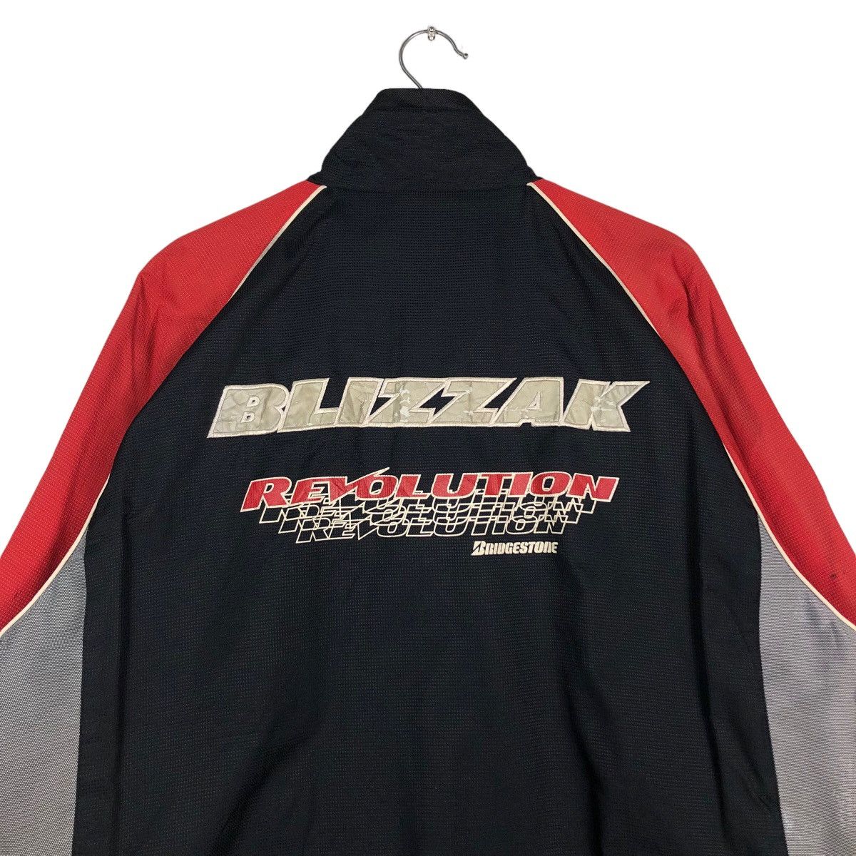 Japanese Brand 🔥Vintage Racing Bomber Jacket Blizzak Bridgestone Big Logo Size US L / EU 52-54 / 3 - 9 Thumbnail