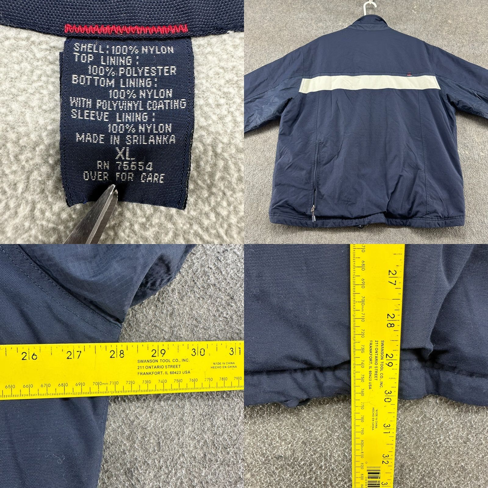 Abercrombie & Fitch VINTAGE Abercrombie & Fitch Jacket Mens XL Blue Windbreaker Fleece Lined Parka Jacket Bag? Size US XL / EU 56 / 4 - 8 Thumbnail