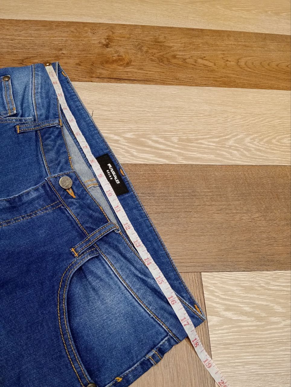 Japanese Brand JAPANESE 1PIU1UGUALE3 RELAX BLUE STRETCH PANTS Size US 35 - 11 Thumbnail