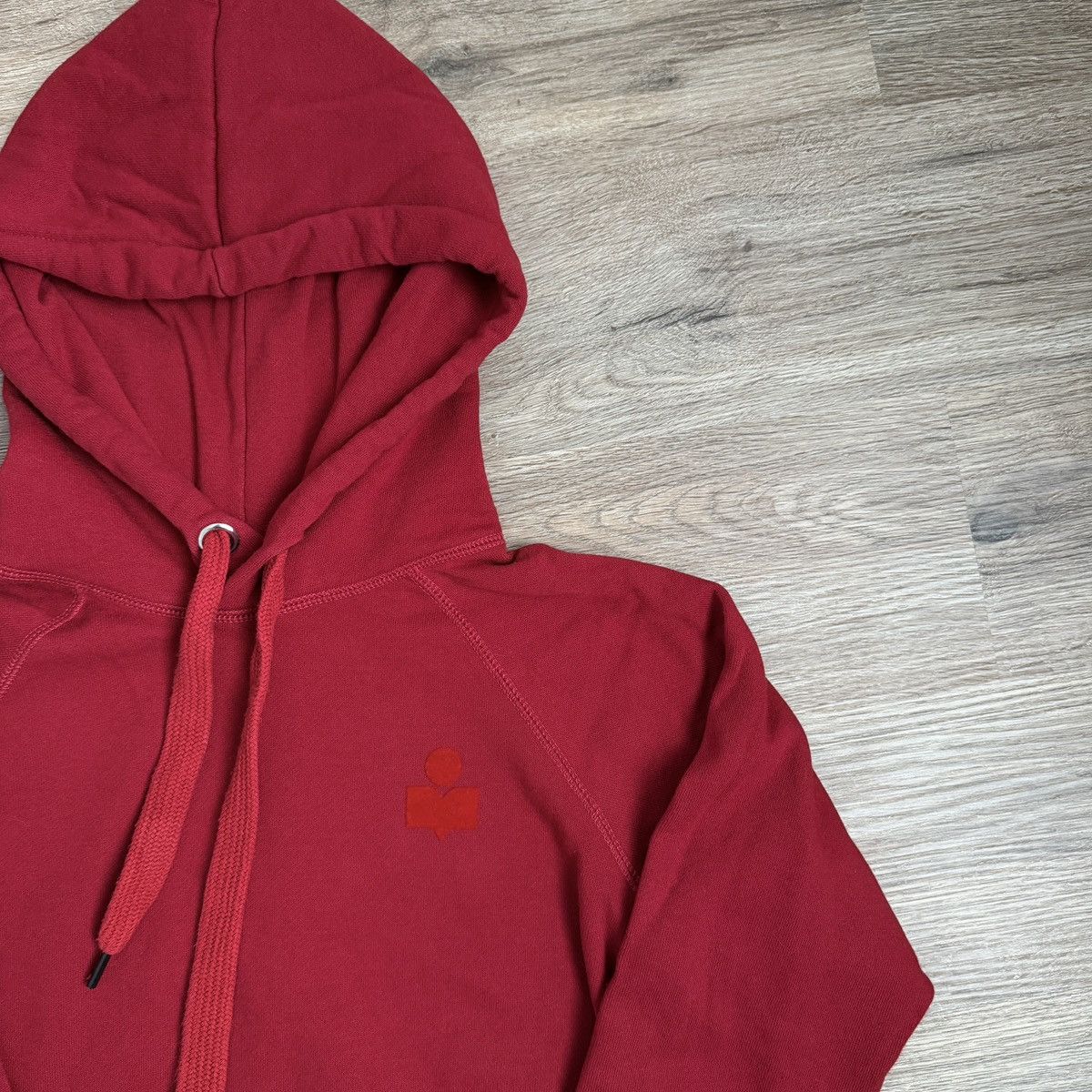 Isabel Marant Etoile Isabel Marant Etoile Red Knit Hoodie Size XS / US 0-2 / IT 36-38 - 2 Thumbnail
