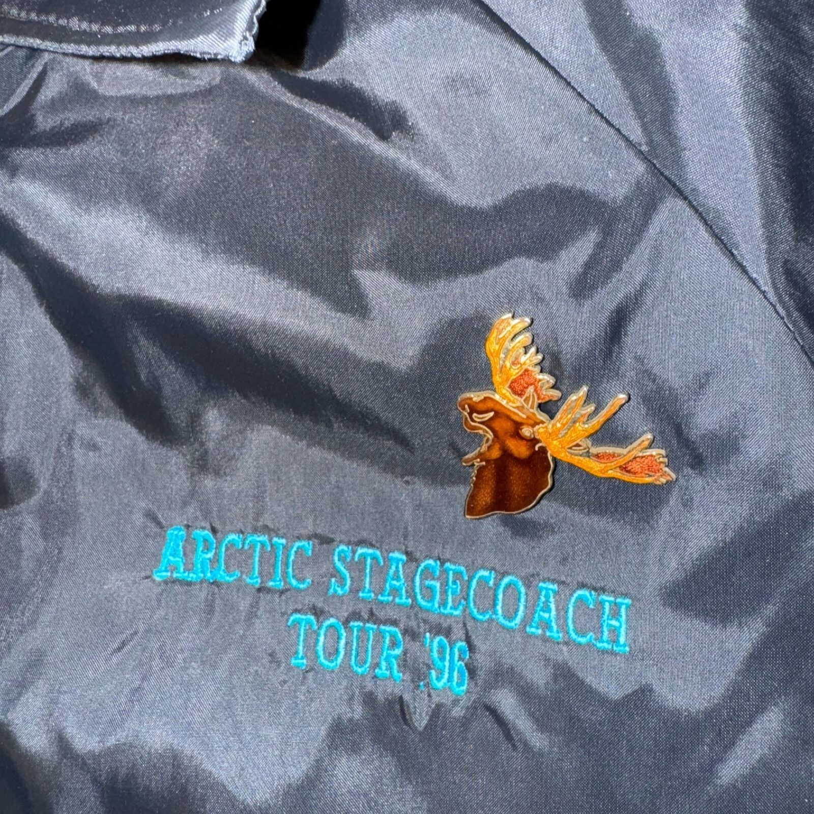Vintage Vtg Hartwell Sports Artic Stagecoach Alaska Tour button fron Size US L / EU 52-54 / 3 - 5 Thumbnail