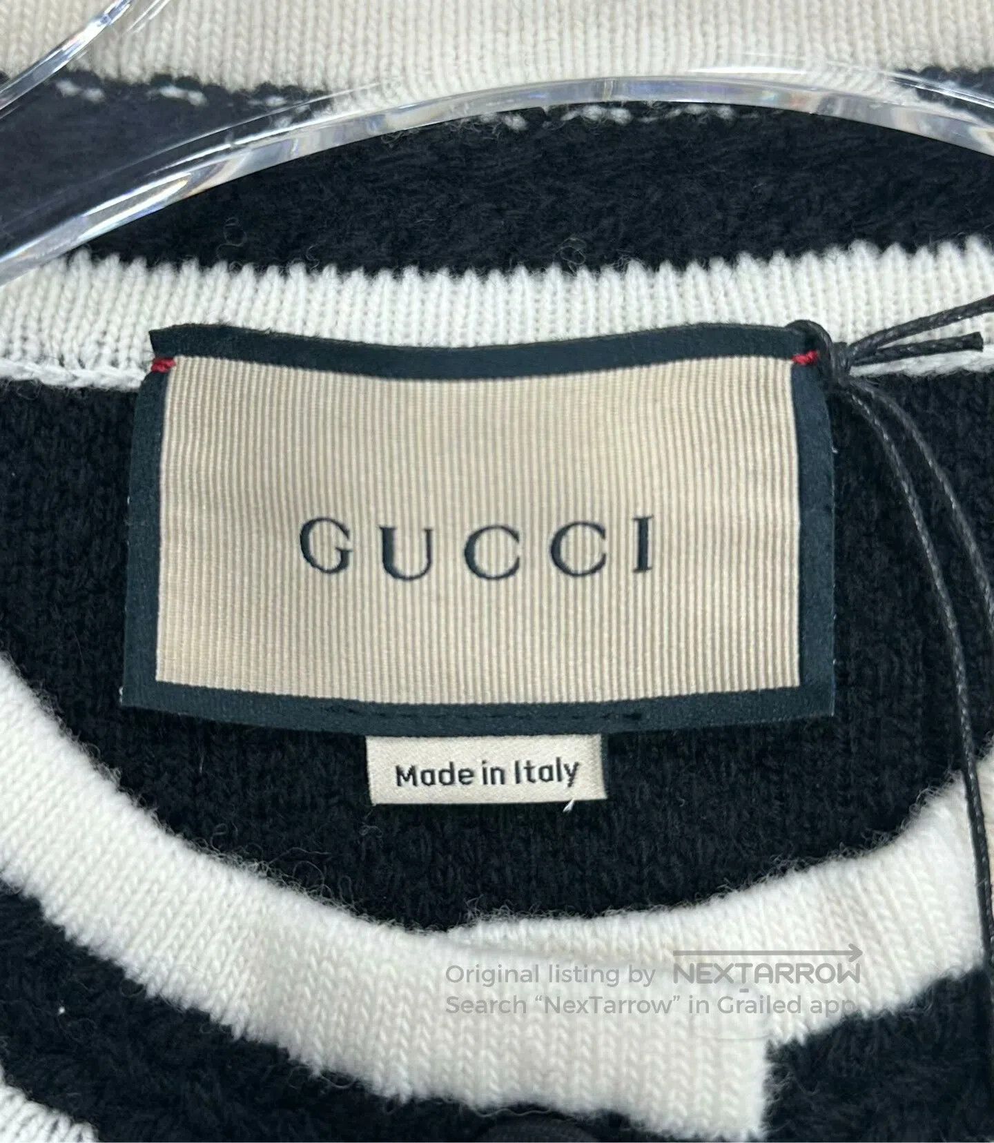 Gucci Guicci Black Diamond Wool Double G Single Breasted Dress| Size S / US 4 / IT 40 - 3 Thumbnail