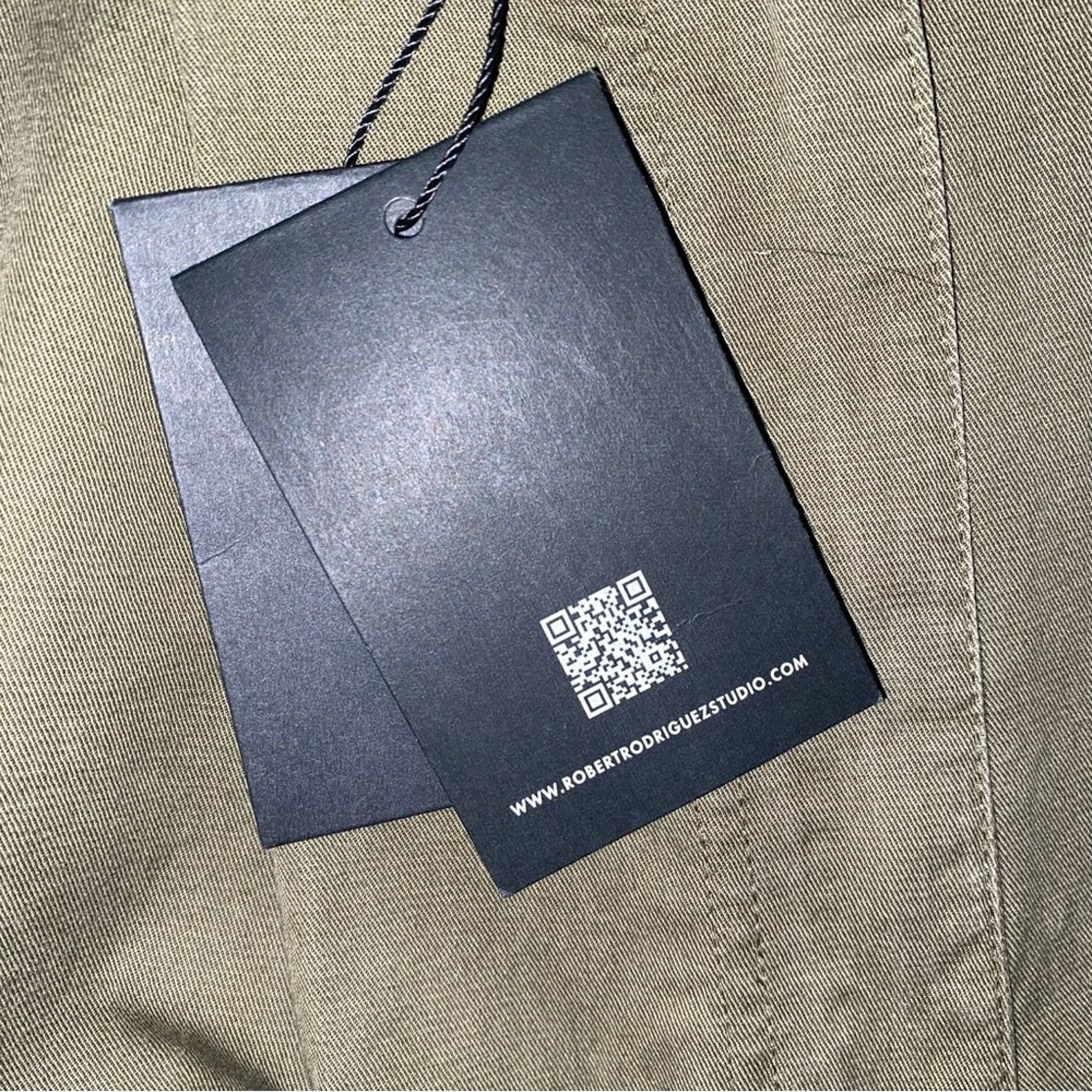 Robert Rodriguez New Robert Rodriguez $295 Maggie Twill Culottes Olive 4 Size 29" - 9 Thumbnail