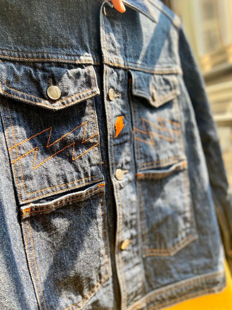 Walter Van Beirendonck walter van beirendonck Lightning denim jacket. Size US S / EU 44-46 / 1 - 4 Thumbnail