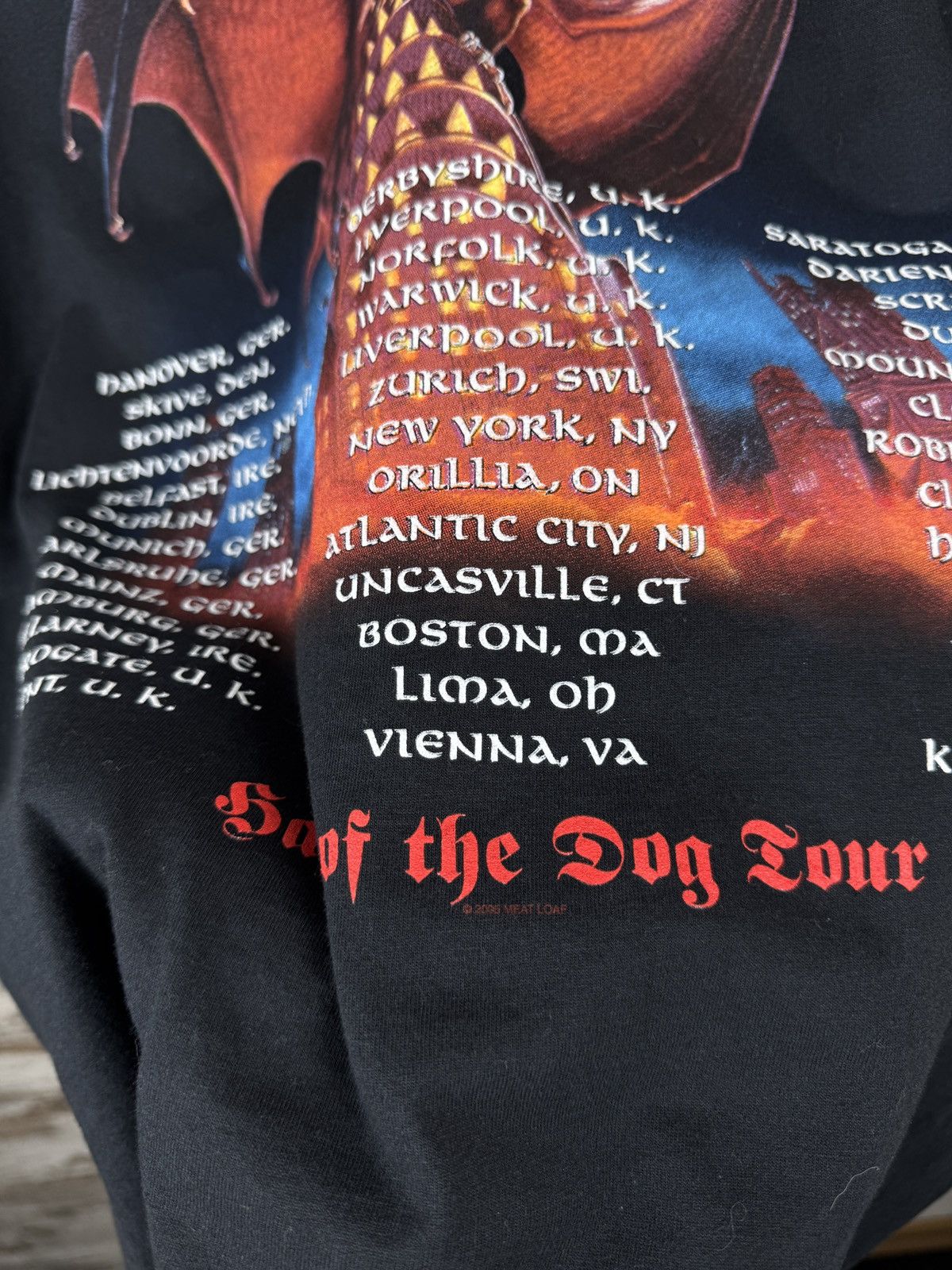 Vintage Mens Vintage Meat Loaf T-shirt 2005 tee rock band Size US XL / EU 56 / 4 - 13 Thumbnail