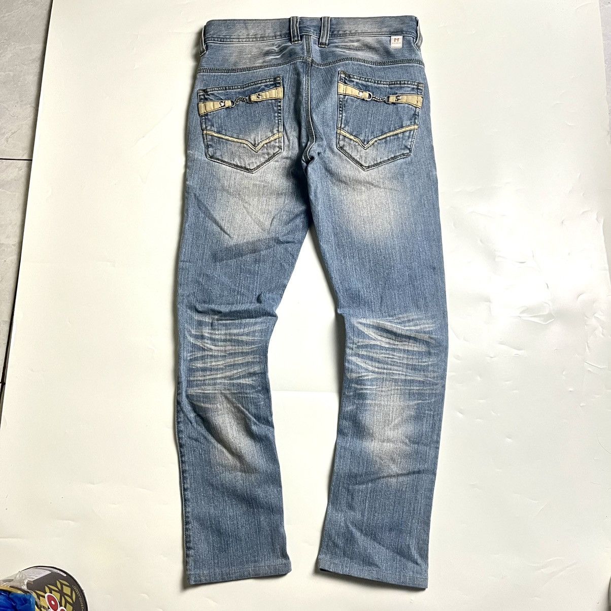 If Six Was Nine 🔥HOT🔥Japanese Hideaways Nicole Mudwash denim Size US 32 / EU 48 - 5 Thumbnail