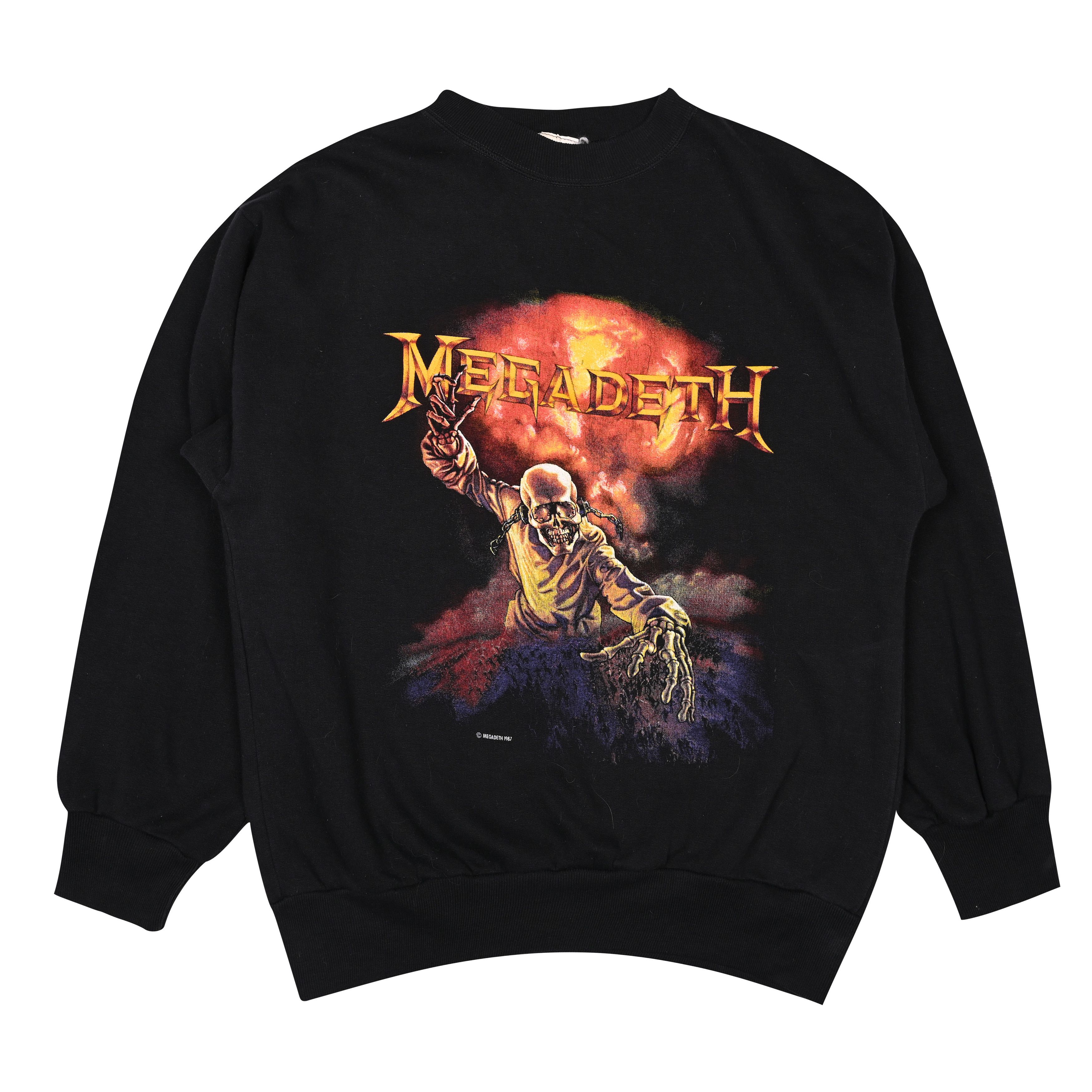 Megadeth × Vintage Vintage Megadeth 1987 Sweatshirt Size US L / EU 52-54 / 3 - 1 Thumbnail