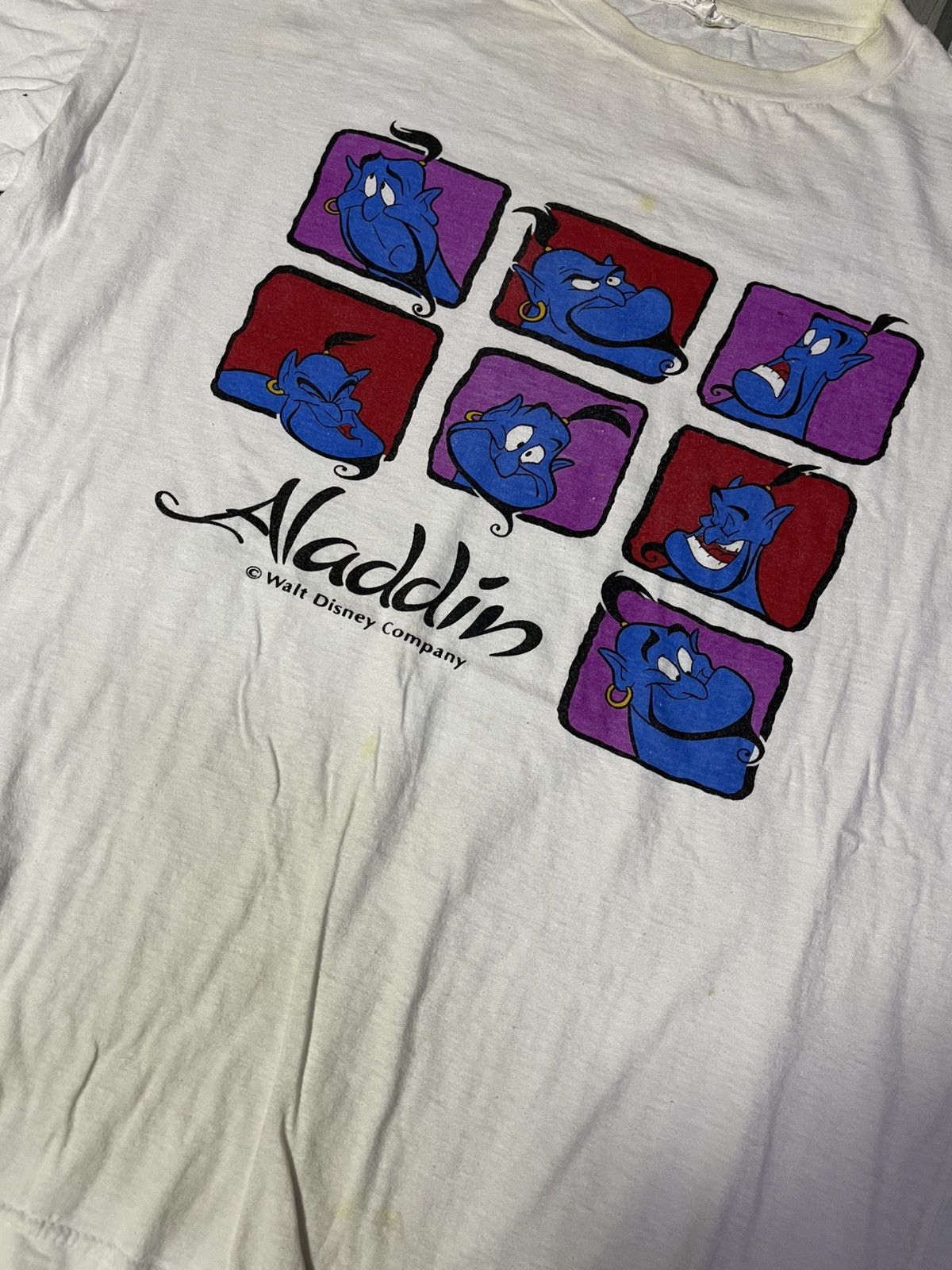Cartoon Network × Disney × Vintage Vintage Aladdin Disney Tshirt Size US M / EU 48-50 / 2 - 2 Thumbnail