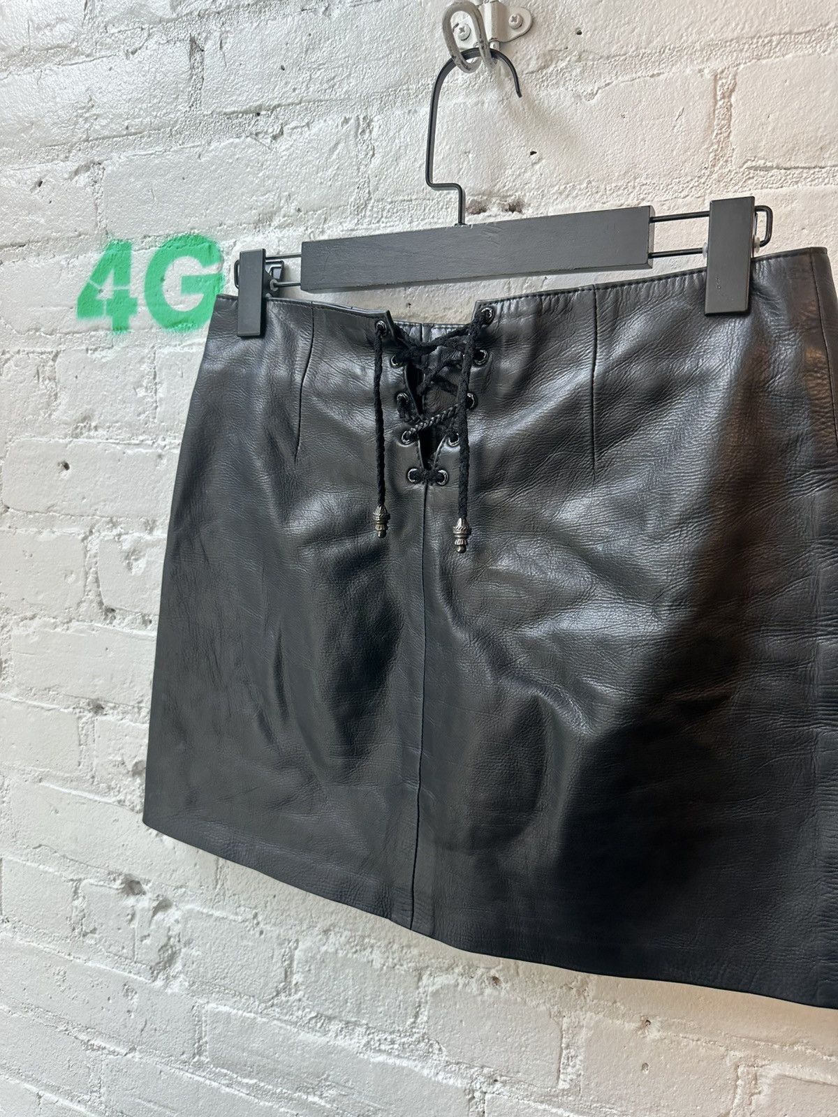 Chrome Hearts Chrome Hearts Leather Heart Skirt Fits S,M,L Size 28" / US 6 / IT 42 - 4 Thumbnail