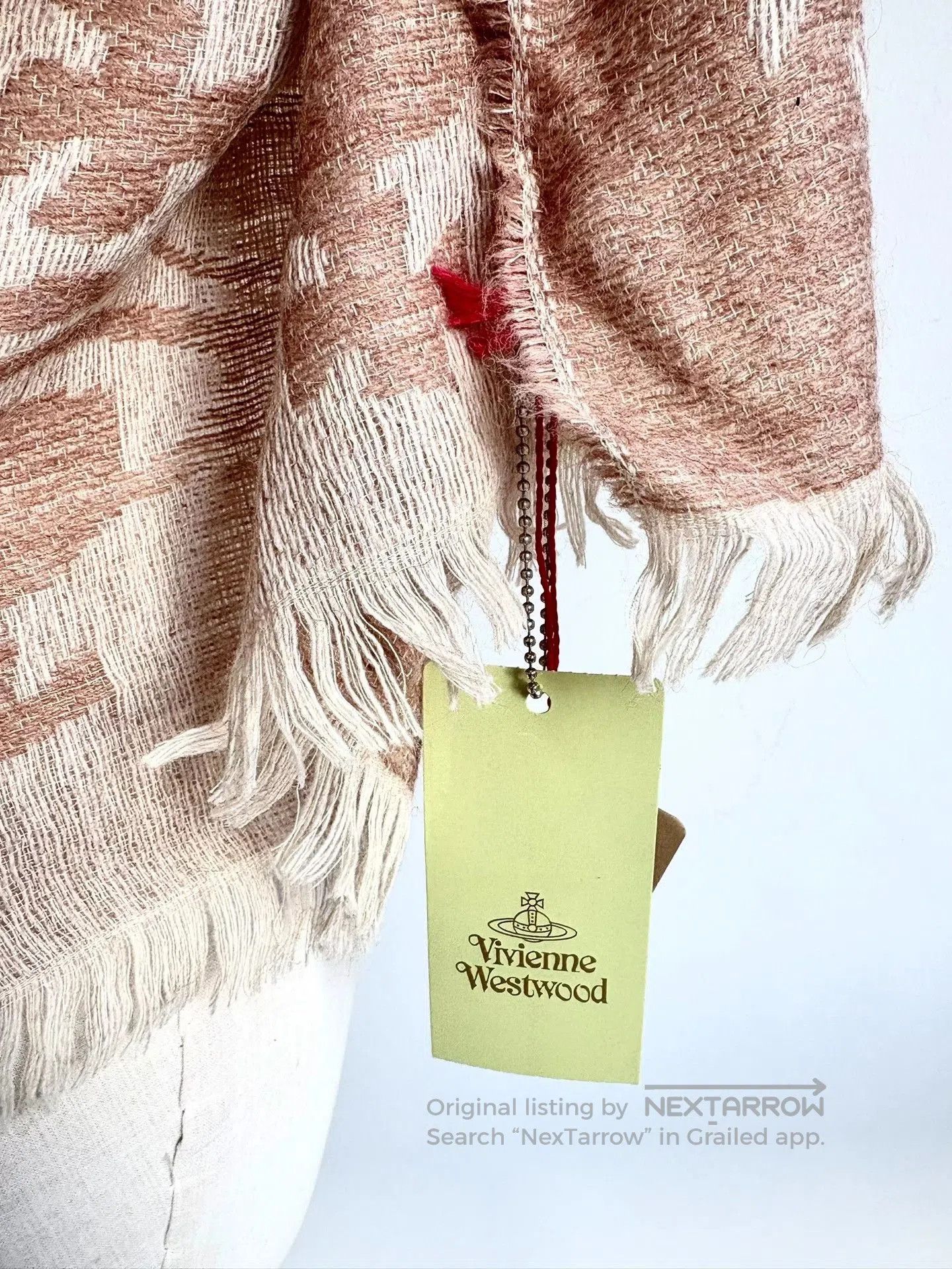 Vivienne Westwood Vivienne Westwood Vintage Beige Saturn Scarf. Size ONE SIZE - 6 Thumbnail