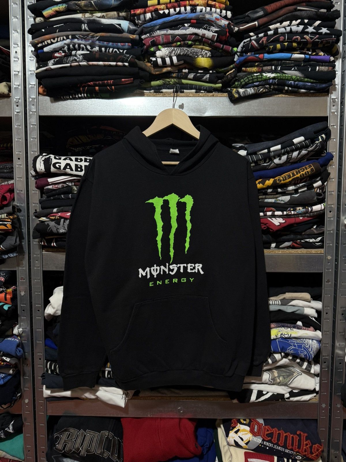 Vintage Y2K Monster Energy Big Logo Motorcycle Racing Retro Hoodie Size US XL / EU 56 / 4 - 1 Thumbnail