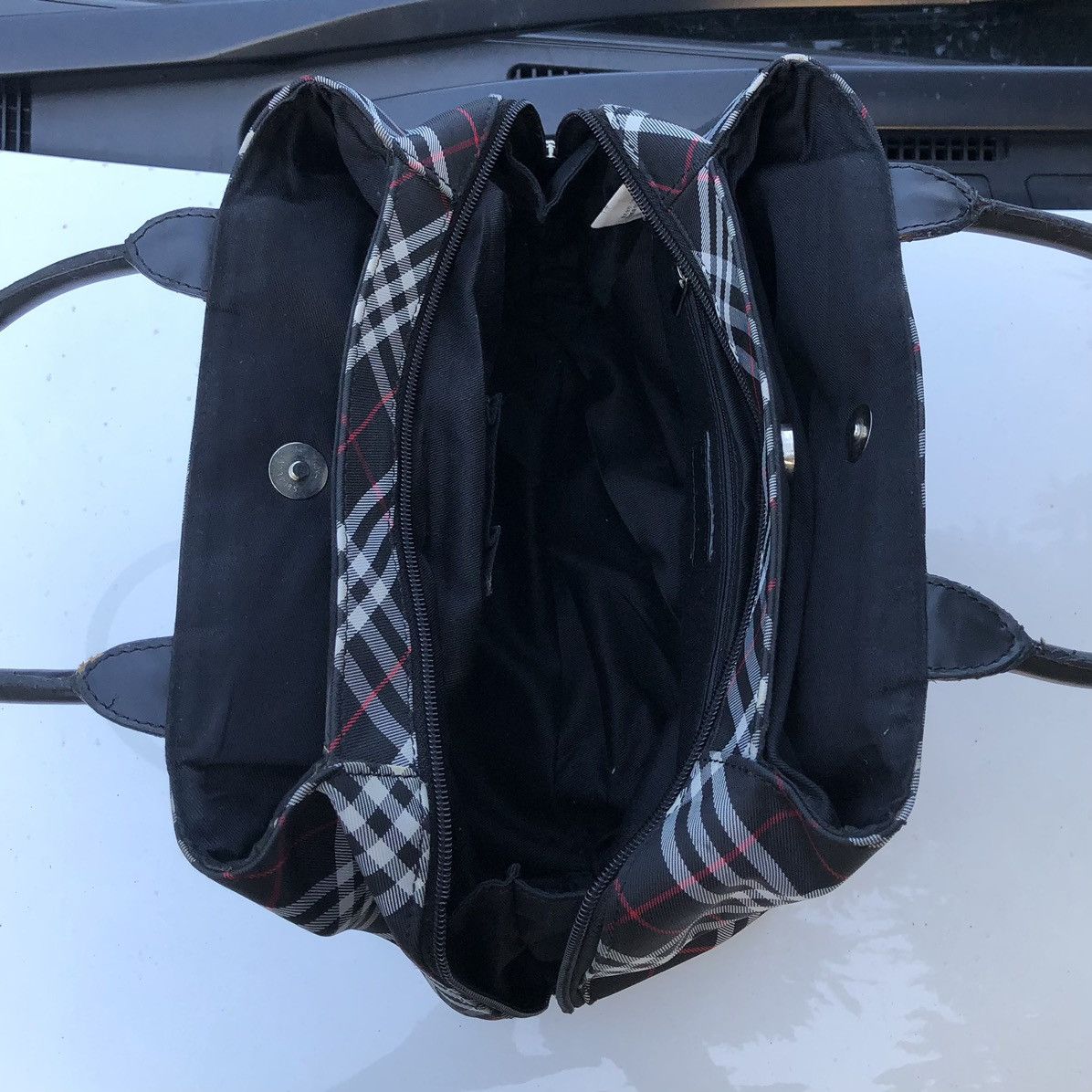 Burberry BURBERRY Blue Label Nova Check Hand Bag Size ONE SIZE - 13 Thumbnail