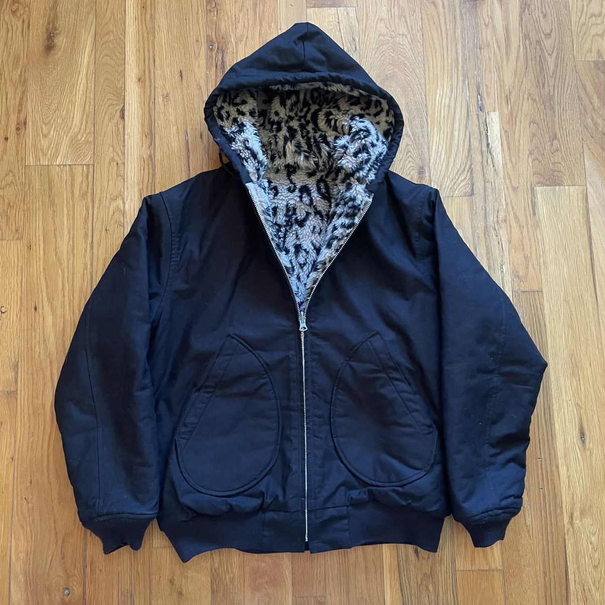 Bronson MFG. CO. Bronson MFG Leopard Print Reversible Deck Jacket Military Size US L / EU 52-54 / 3 - 1 Thumbnail