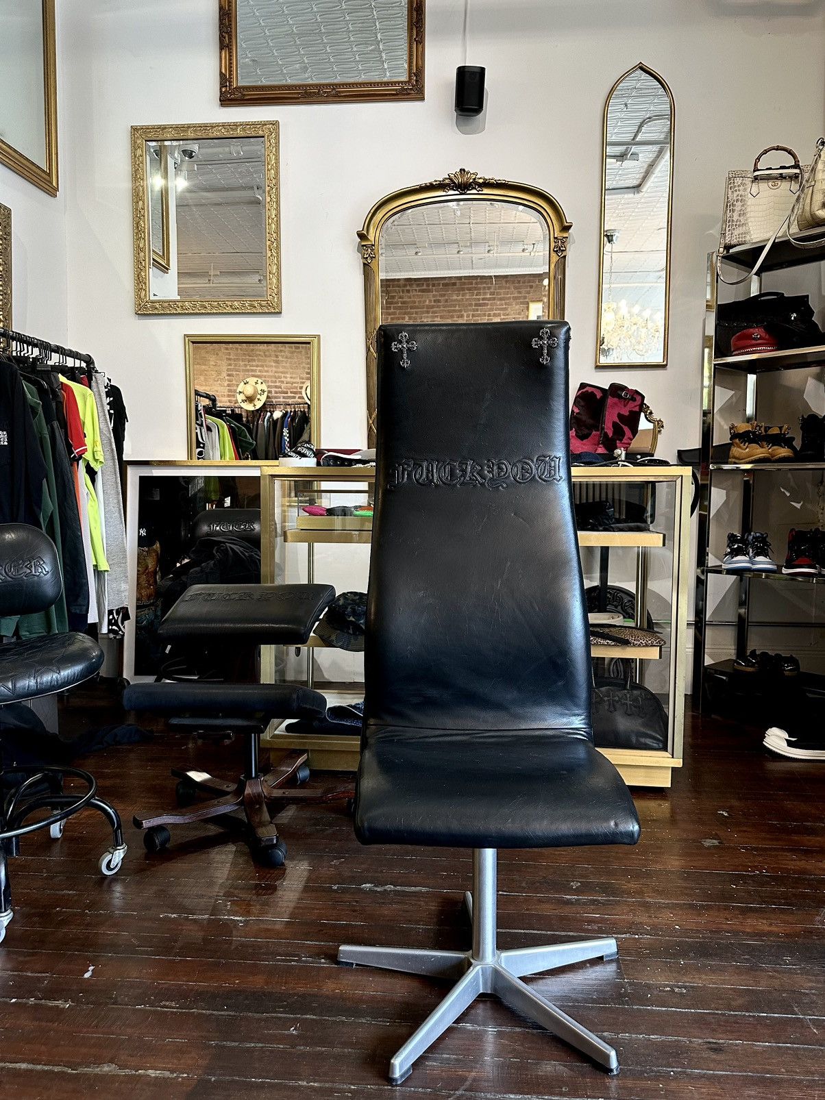 Chrome Hearts CHROME HEARTS VIP EXECUTIVE GAMING CROSS PATCH CHAIR Size ONE SIZE - 2 Thumbnail