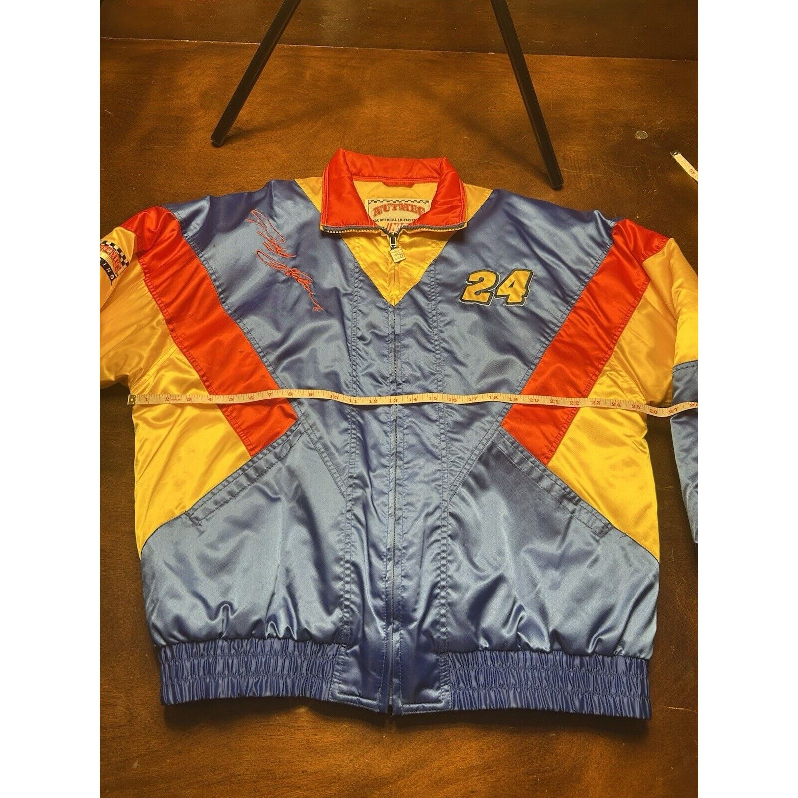 Nutmeg 90s/Y2K NASCAR Jeff Gordon #24 Nutmeg Racing Puffer Jacket Size US L / EU 52-54 / 3 - 6 Thumbnail