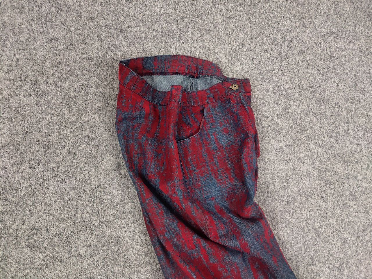 Hysteric Glamour Vintage Hysteric Glamour style flared Blue Red Pants Y2K Size 27" / US 4 / IT 40 - 6 Thumbnail