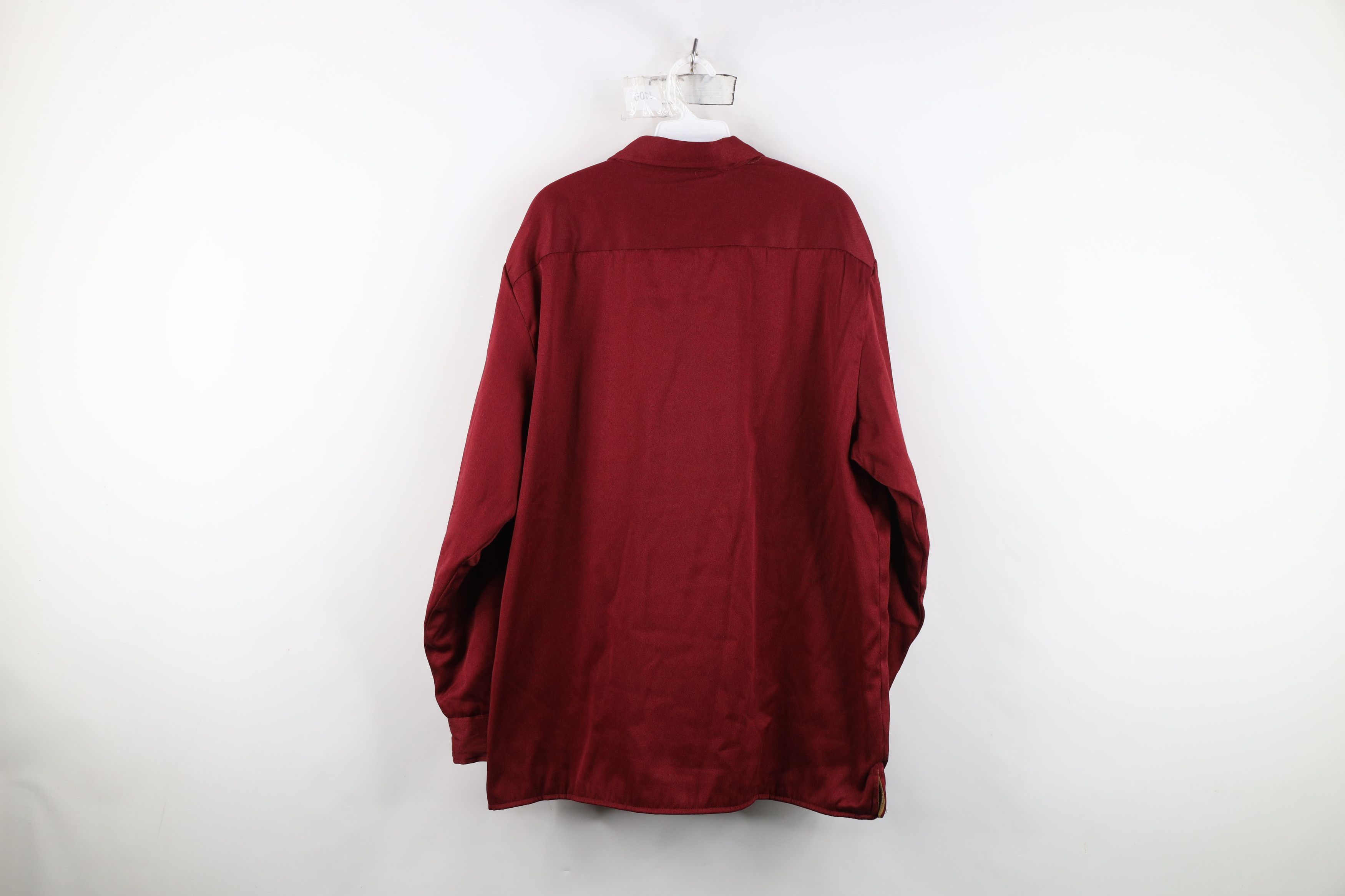 Vintage Vintage 90s Y2K Streetwear Lined Button Shirt Jacket Jac Size US L / EU 52-54 / 3 - 10 Thumbnail