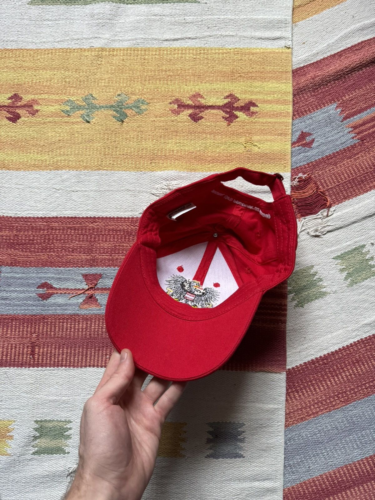 Formula 1 OFB By Mitraco Austria Team y2k Racing Red Hat Size ONE SIZE - 6 Thumbnail