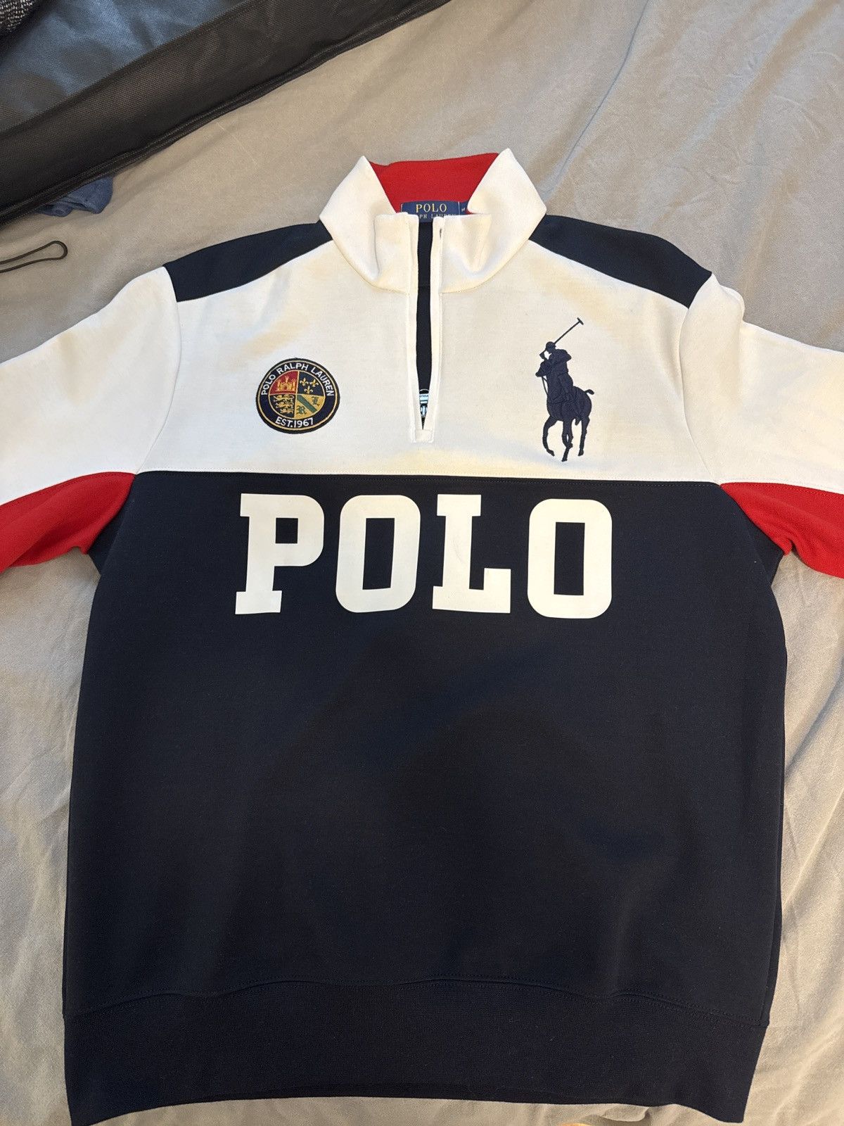 Polo Ralph Lauren Polo Half Zip Sweater Size US M / EU 48-50 / 2 - 2 Thumbnail