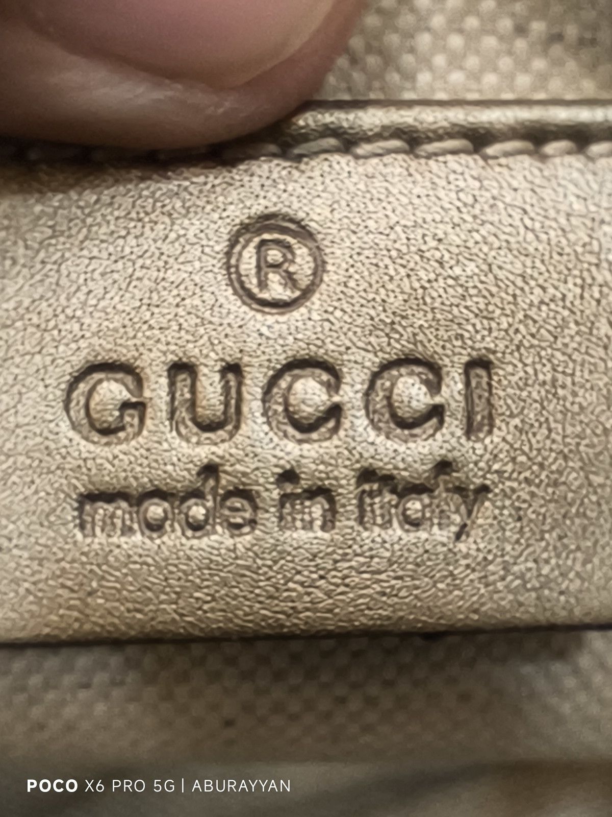 Gucci Gucci Metallic Gold Microguccissima Disco Crossbody Bag Size ONE SIZE - 7 Thumbnail