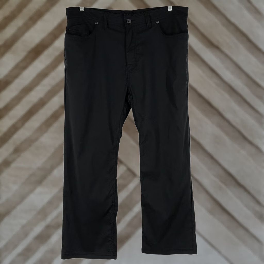 Prana PRANA Men's Gray Slim Fit Nylon Blend Pants 40 X 30 Size US 40 / EU 56 - 1 Thumbnail