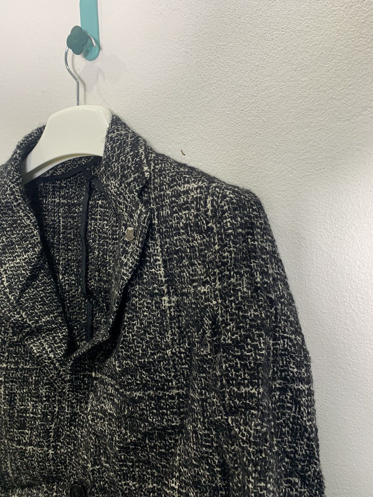 Tagliatore Tagliatore Grey Tartan Blazer Size US M / EU 48-50 / 2 - 3 Thumbnail