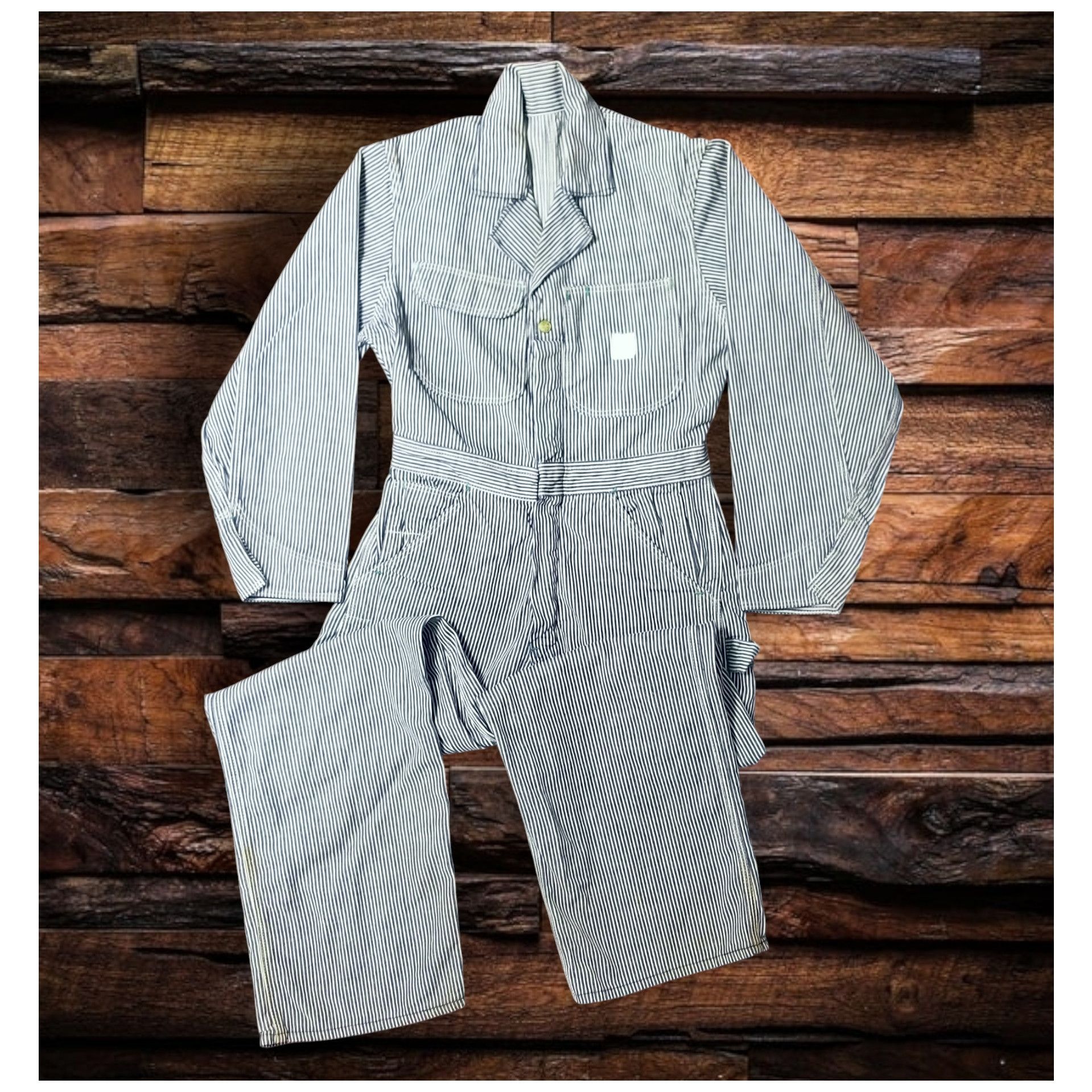 RRL Ralph Lauren × Sugar Cane × Vintage VTG 1960's HICKORY STRIPE