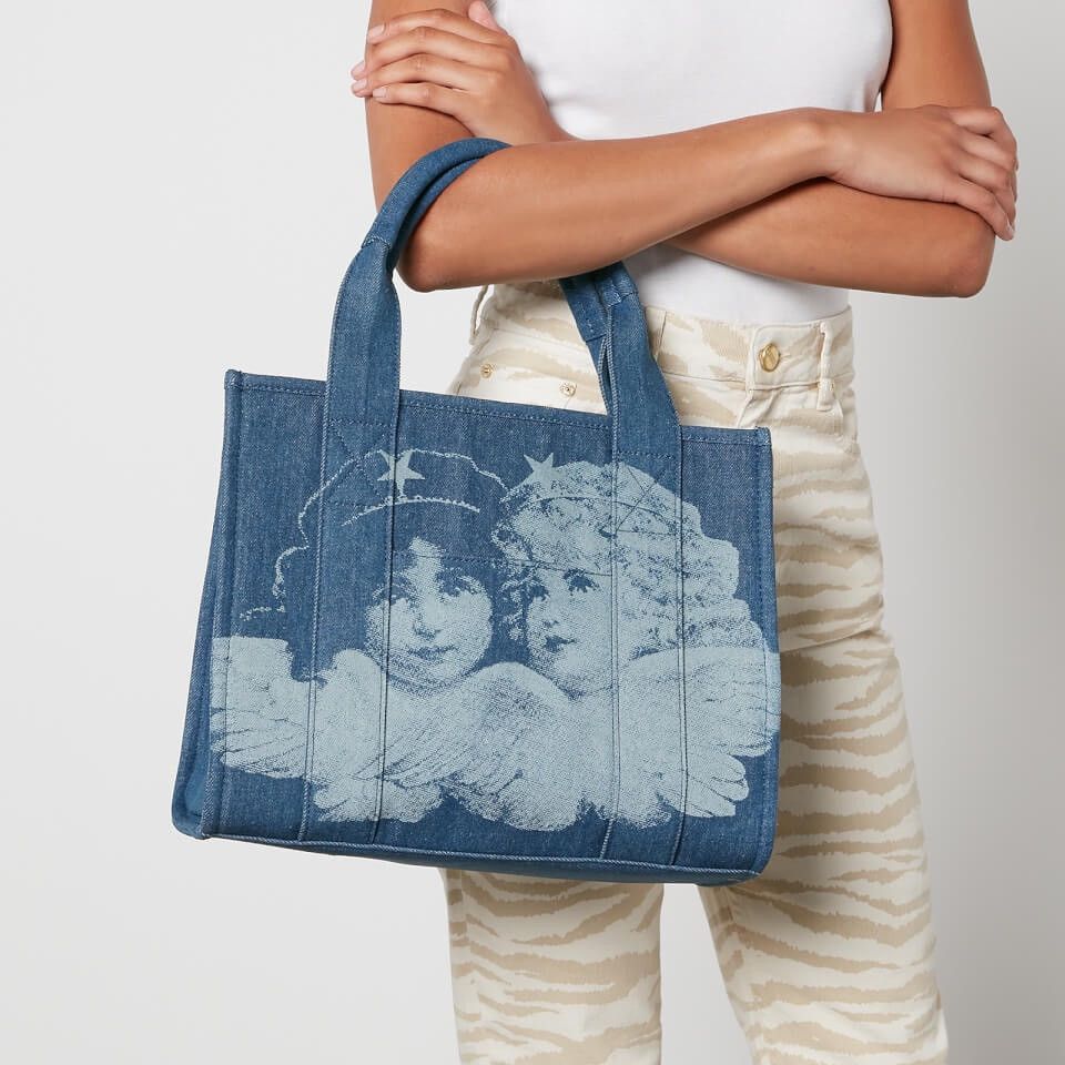 Fiorucci !DS! SS23 Fiorucci Angels Denim Blue Shopper Bag Size ONE SIZE - 1 Thumbnail