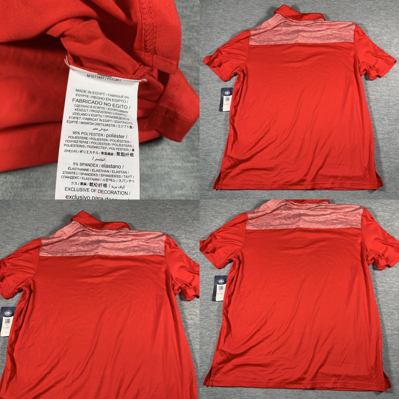 Vintage Wisconsin Badgers Polo Shirt Mens XL Red Fanatics Performance Golf NCAA Logo Size US XL / EU 56 / 4 - 9 Thumbnail