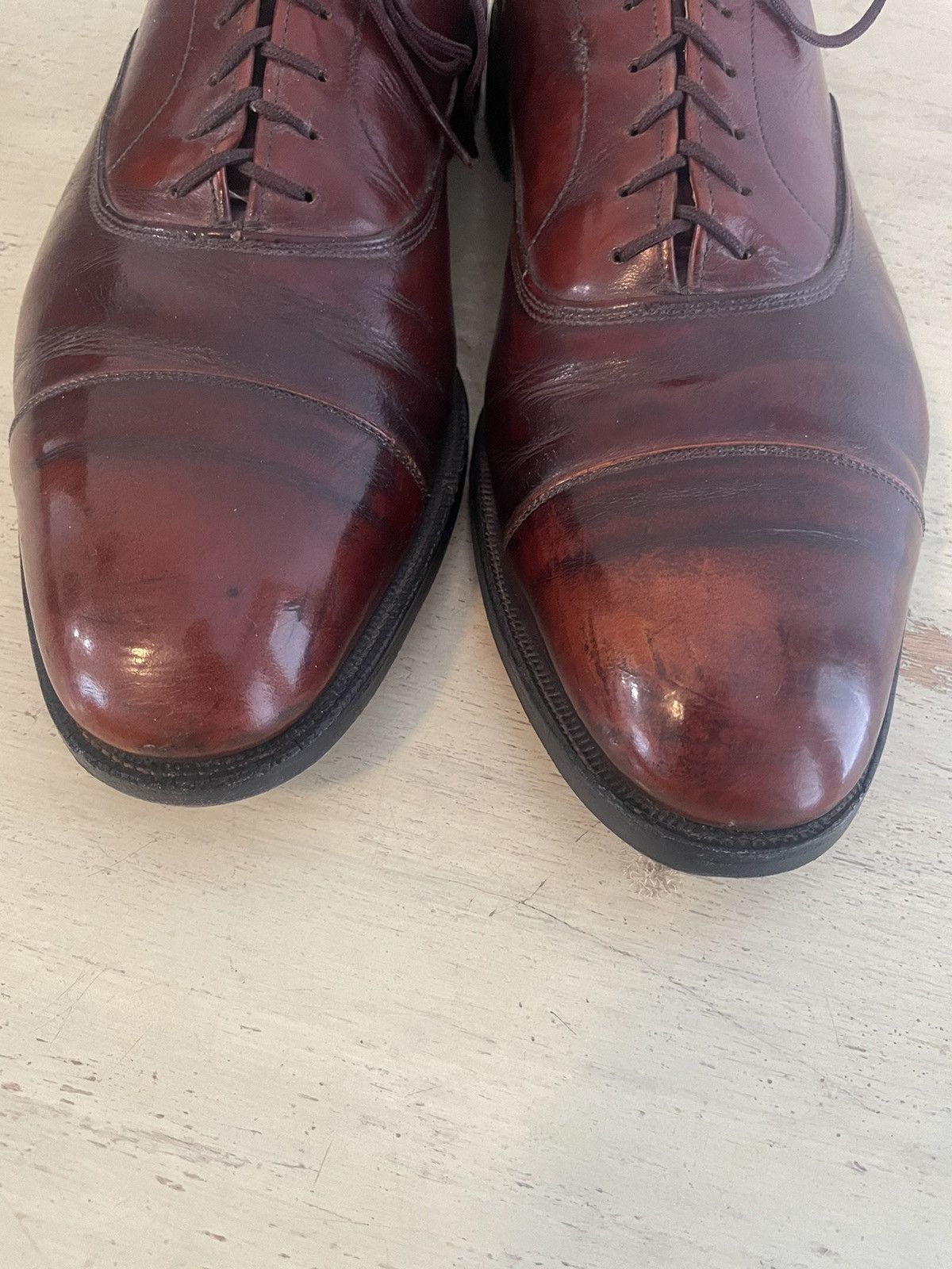 Allen Edmonds Park Avenue Cap Toe Oxford Size US 12 / EU 45 - 7 Thumbnail