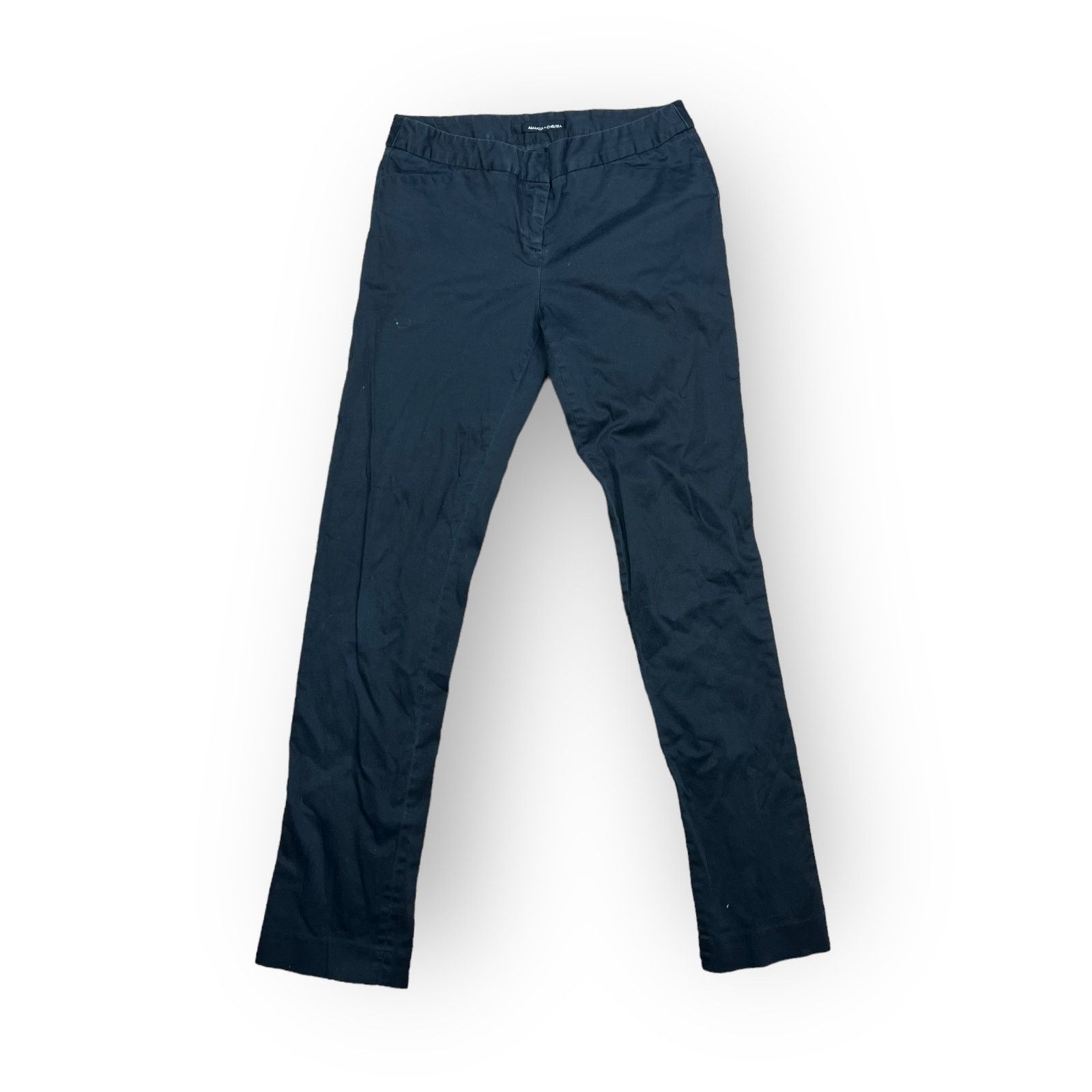 Nordstrom Amanda & Chelsea Contemporary Low Rise Straight Leg Pants Size 27" / US 4 / IT 40 - 3 Thumbnail