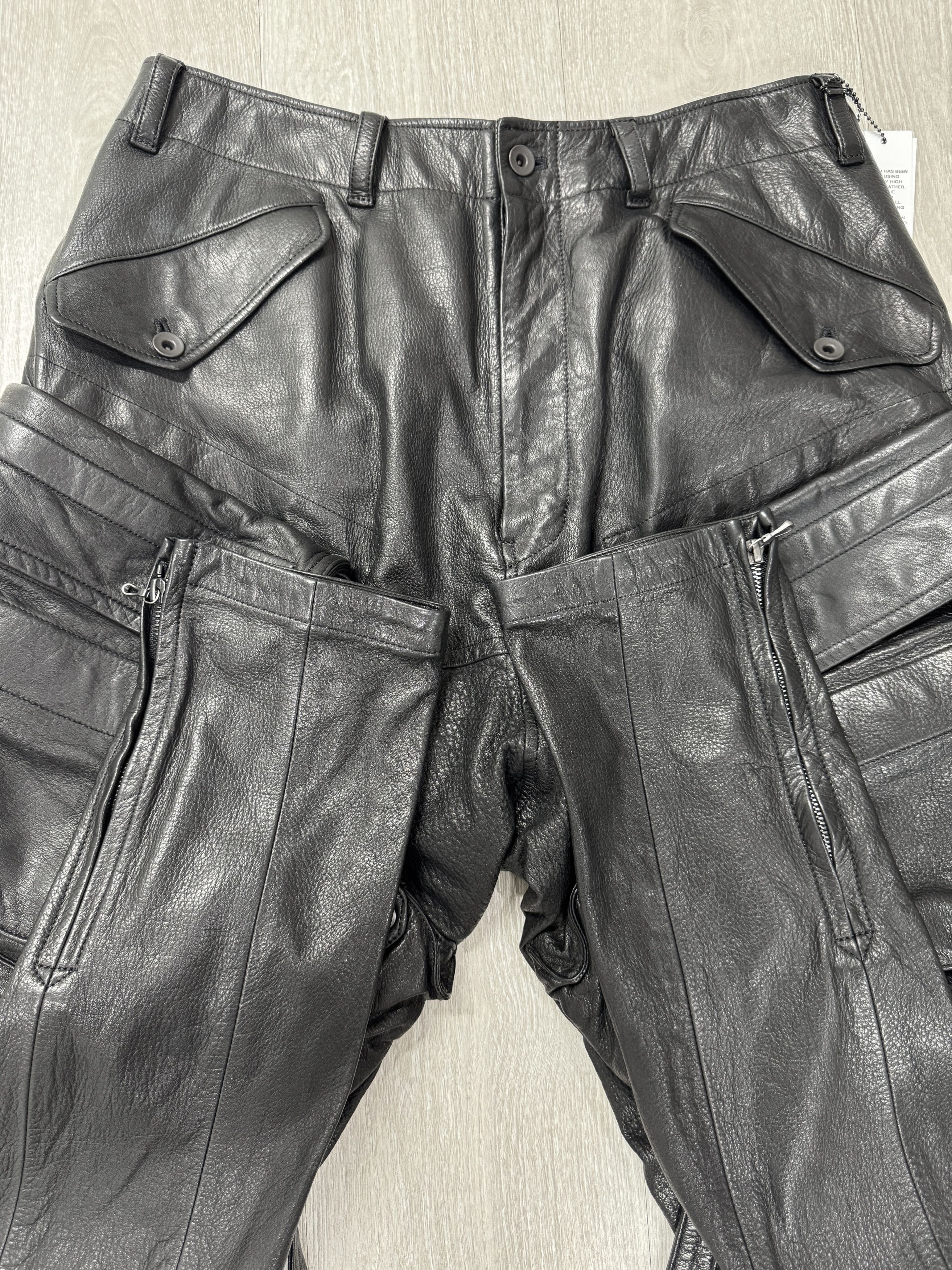 Julius Julius Gasmask Leather pants 3size Size US 32 / EU 48 - 6 Thumbnail