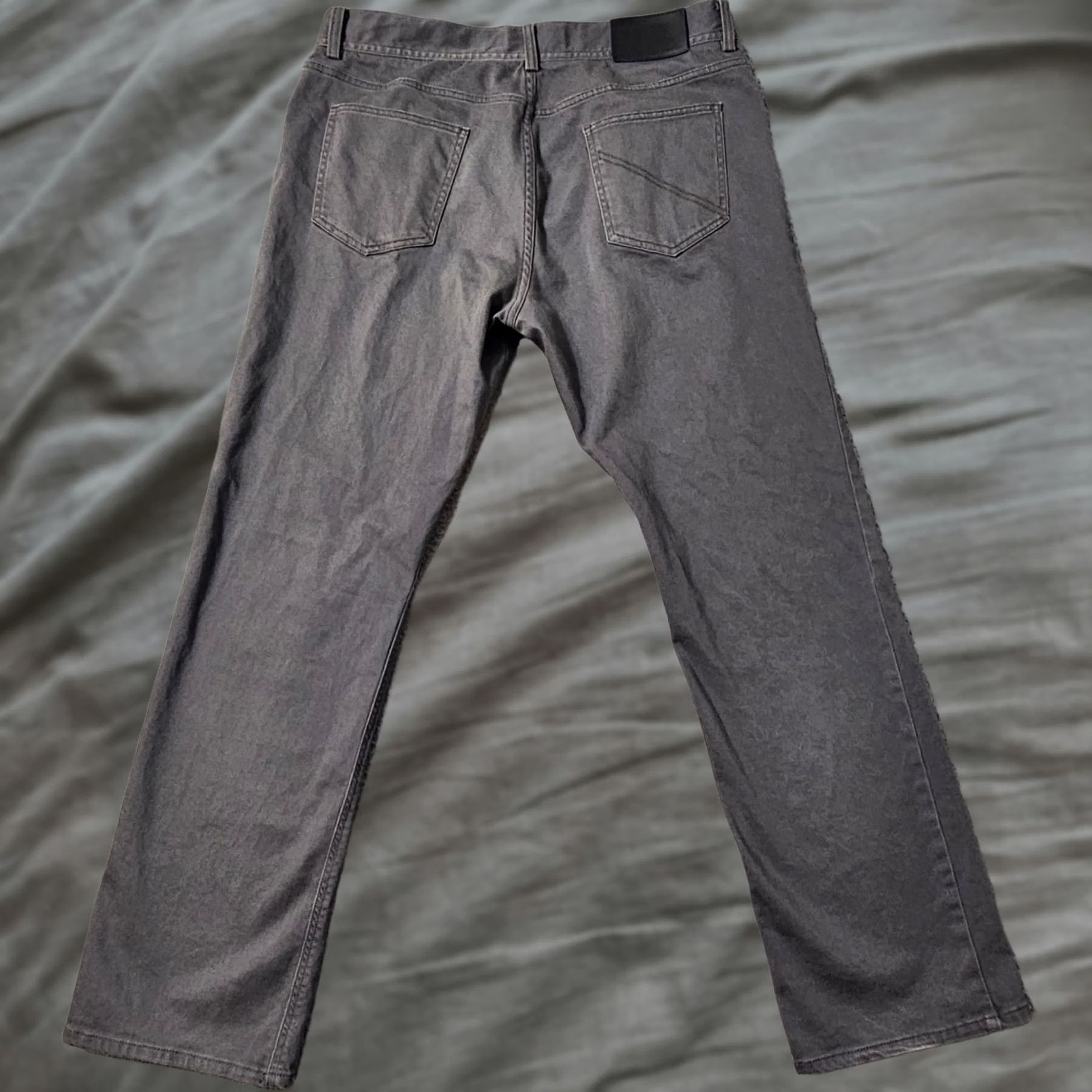 Vince Camuto Vince Camuto Jeans Gray Straight Mens Size 34x30 Cotton Stretch Inseam 30 Regular Waist 36N/A? Size US 34 / EU 50 - 1 Thumbnail