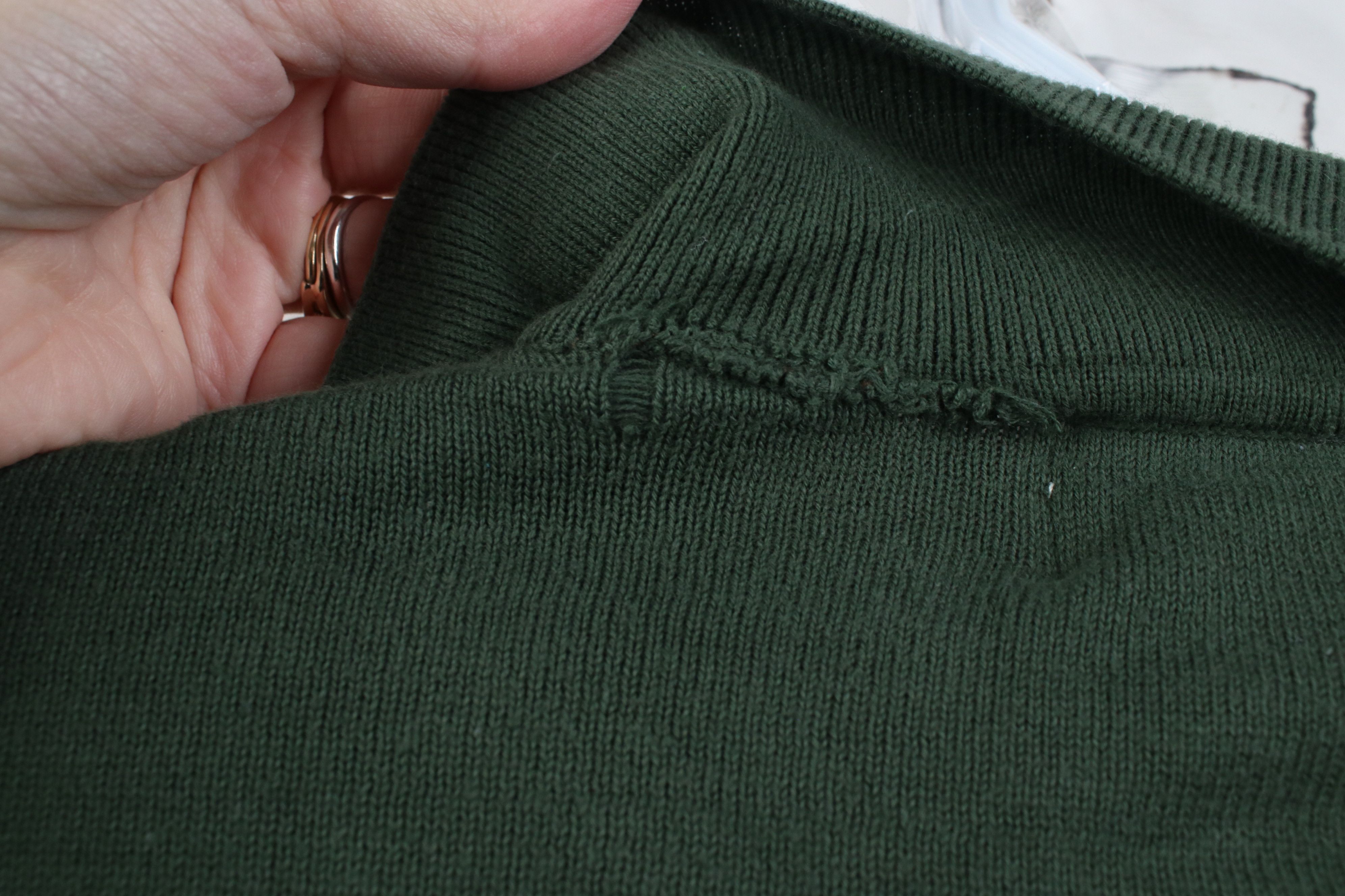 Eddie Bauer Vintage 90s Eddie Bauer Cotton Knit Collared Sweater Green Size US L / EU 52-54 / 3 - 8 Thumbnail