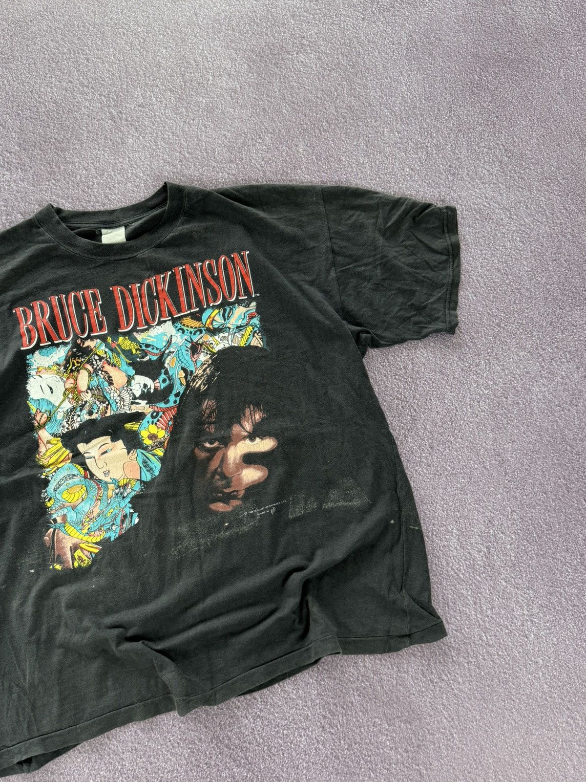 Band Tees Vintage Bruce Dickinson 1990s Crazy t-shirt Size US L / EU 52-54 / 3 - 5 Thumbnail